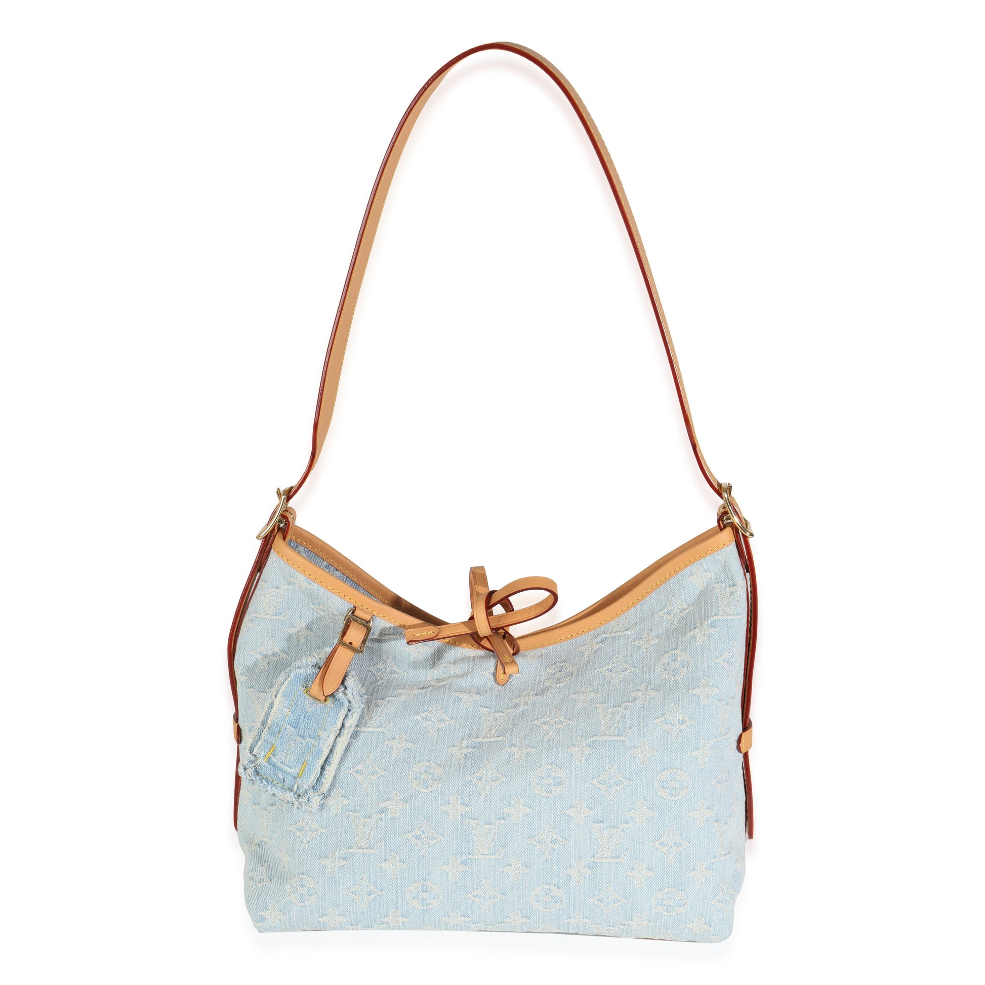 Louis Vuitton Sky Blue Monogram Denim Carryall PM