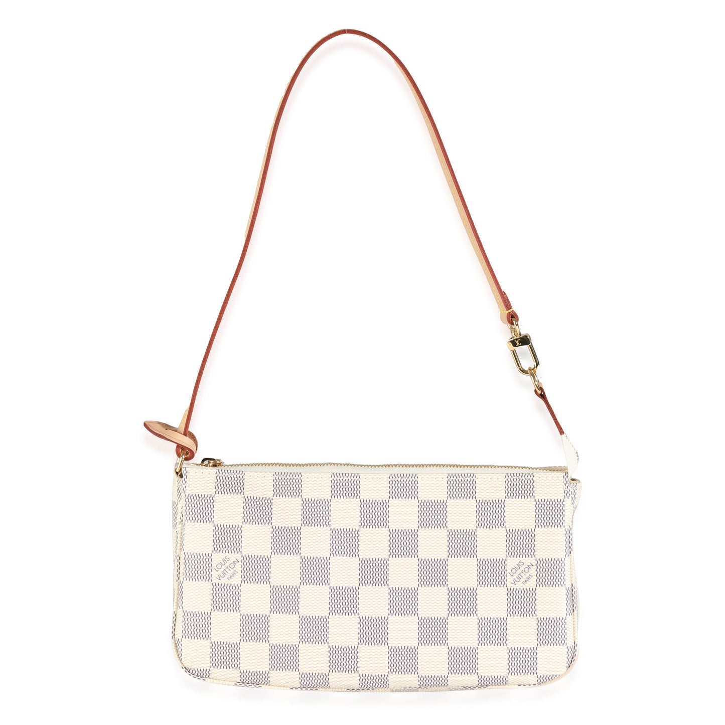 Designer Women's Crossbody Bag | Louis Vuitton Damier Azur Canvas Pochette Accessoires NM