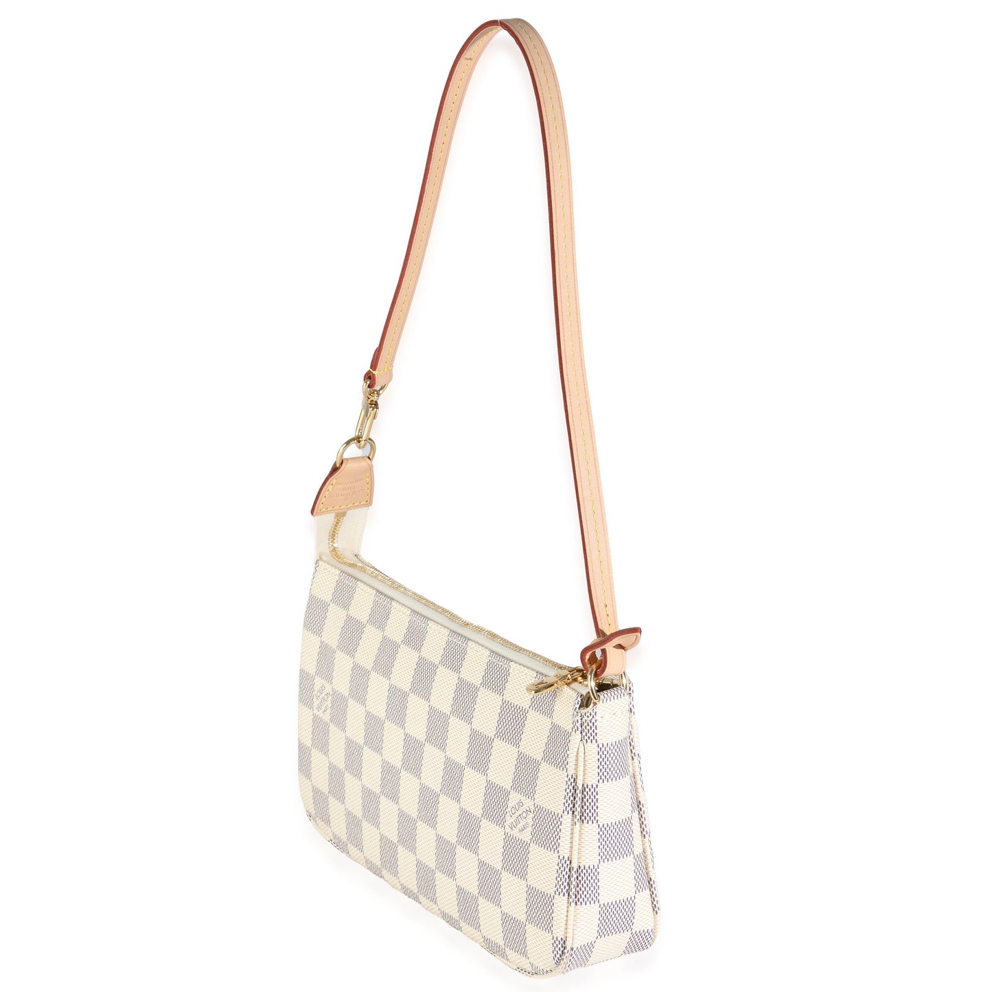 Designer Women's Crossbody Bag | Louis Vuitton Damier Azur Canvas Pochette Accessoires NM