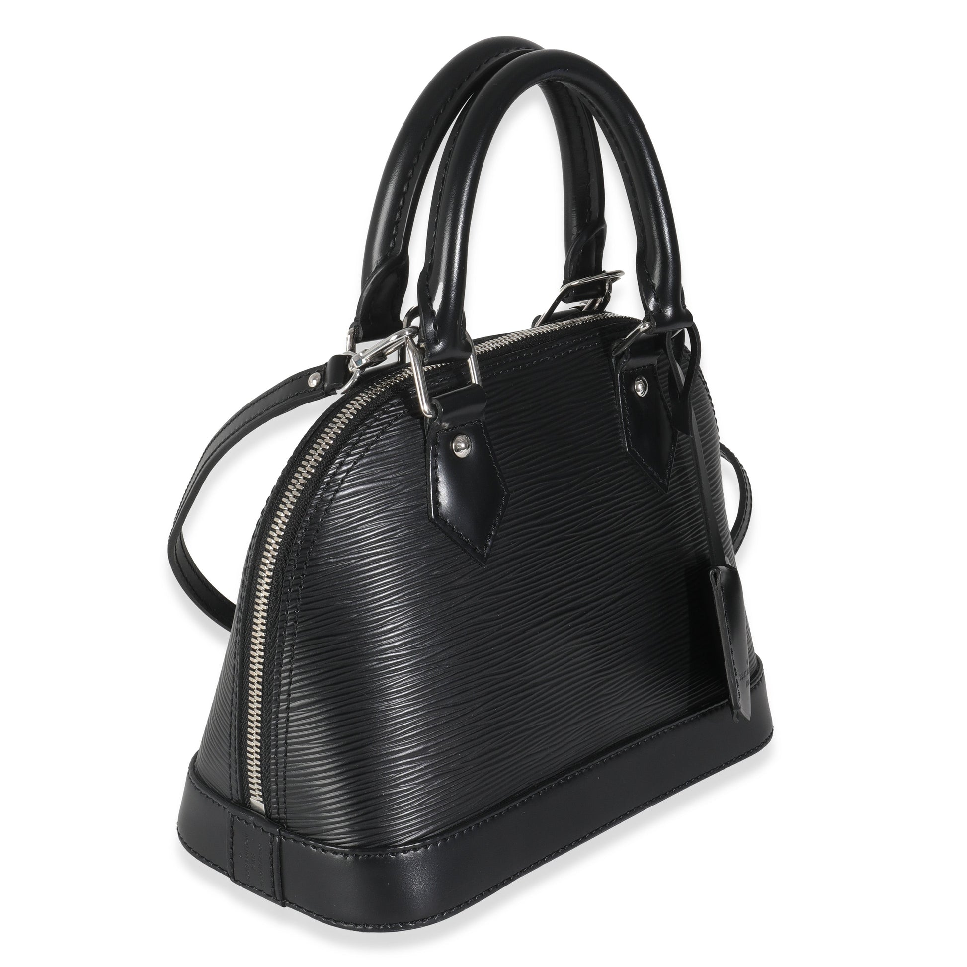 Louis Vuitton Black Epi Alma BB