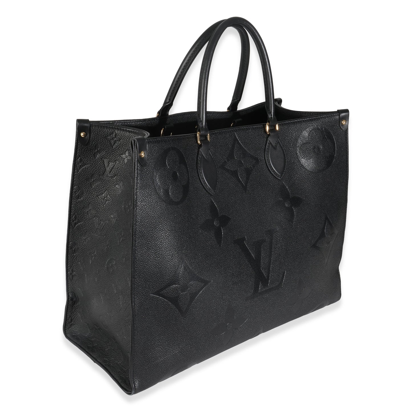Luxury Women's Tote Bag | Louis Vuitton Black Monogram Empreinte Onthego GM