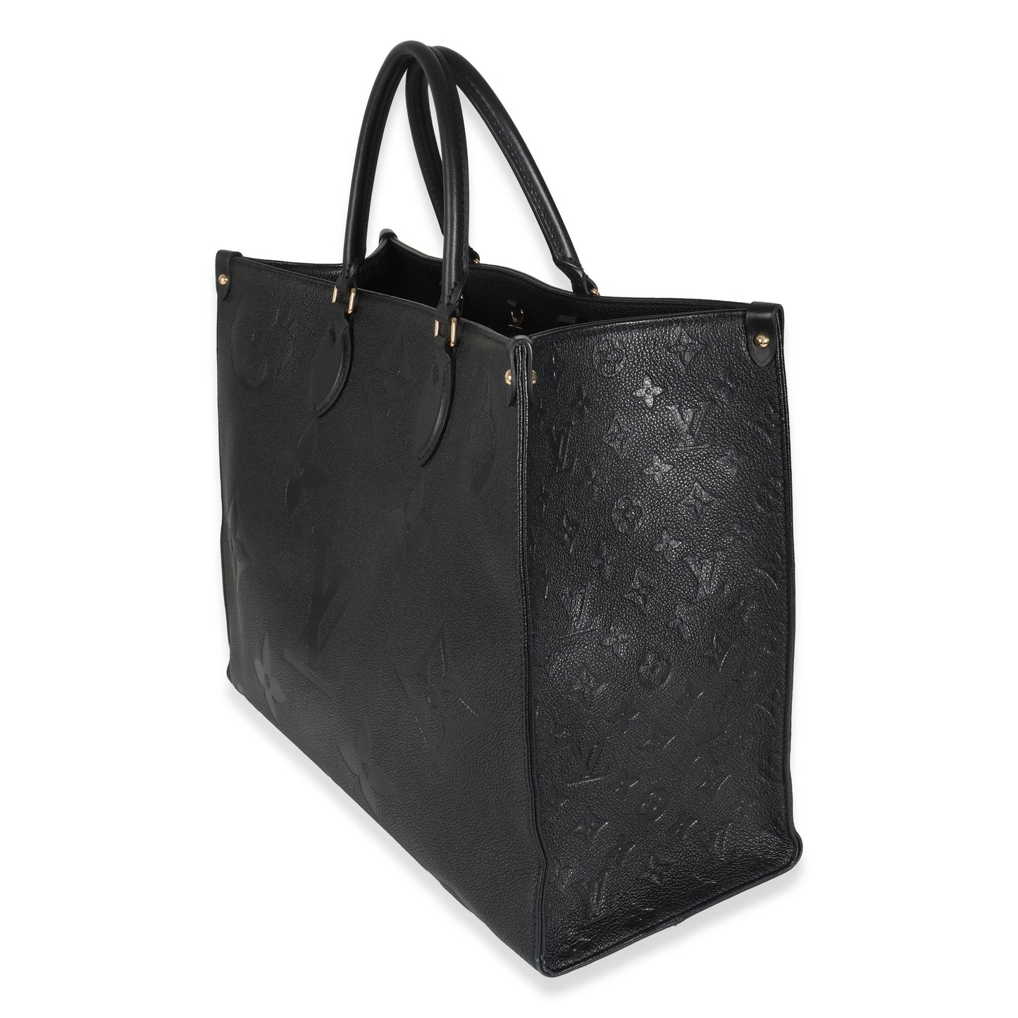 Luxury Women's Tote Bag | Louis Vuitton Black Monogram Empreinte Onthego GM