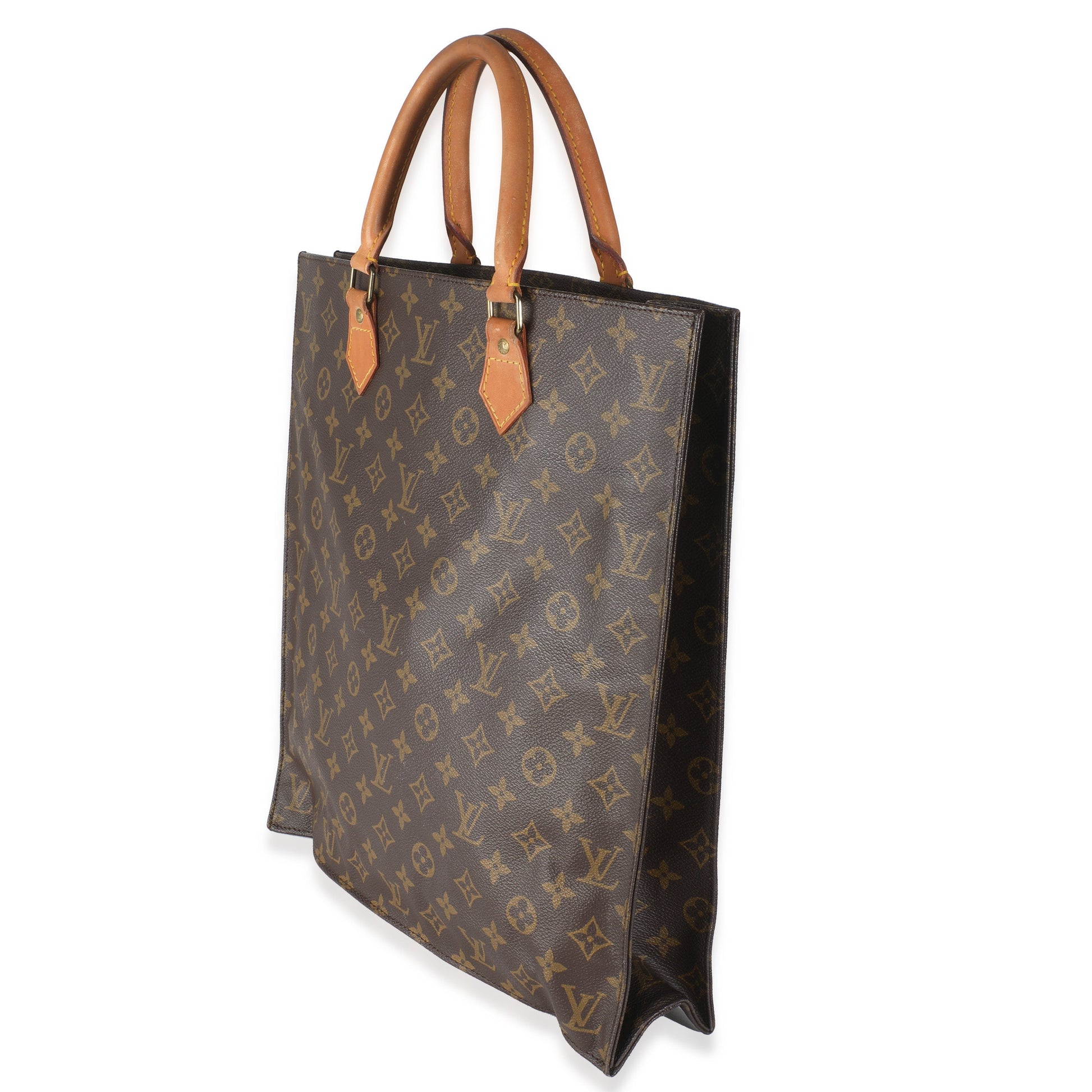 Luxury Women's Tote Bag | Louis Vuitton Monogram Canvas Sac Plat