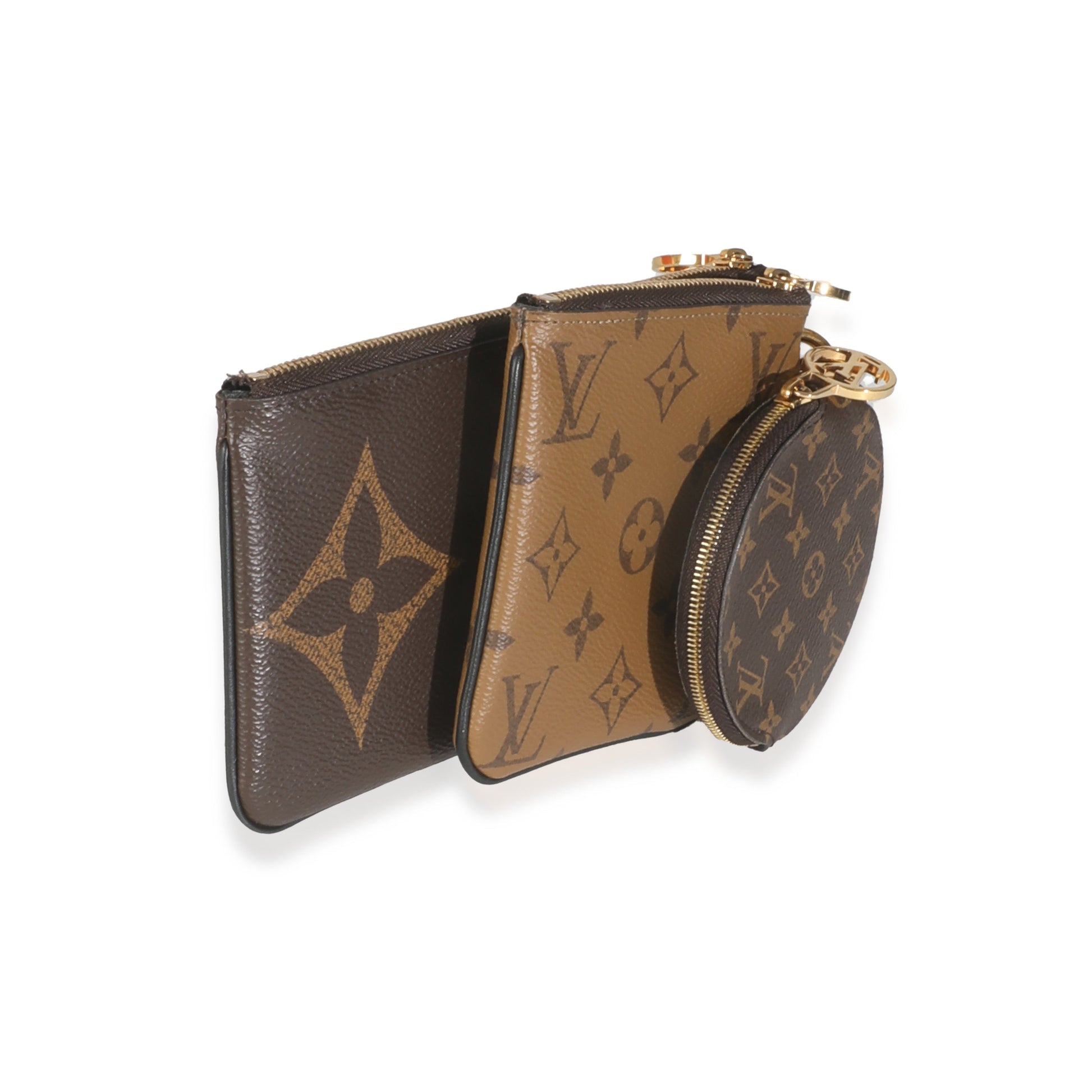 Designer Women's Crossbody Bag | Louis Vuitton Reverse Monogram Canvas Trio Pochette