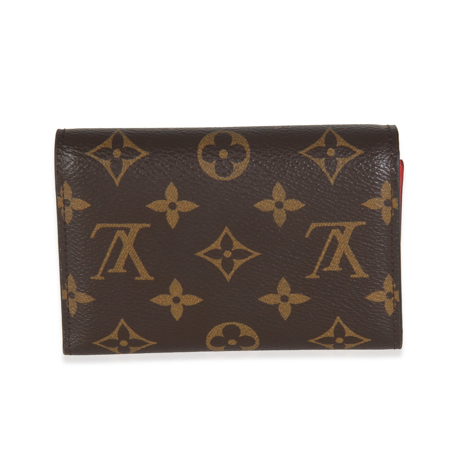 Louis Vuitton Monogram Canvas Flower Lock Compact Wallet