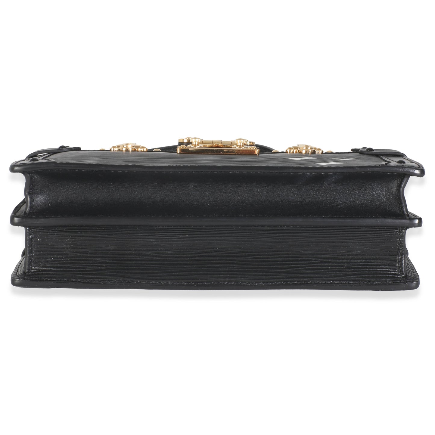 Luxury Women's Clutch Bag | Louis Vuitton Black Epi Leather Trunk Clutch