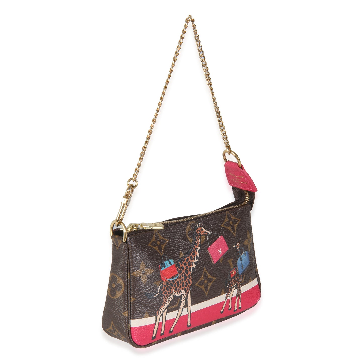 Designer Women's Crossbody Bag | Louis Vuitton Christmas Animation Monogram Canvas Mini Pochette Accessoires