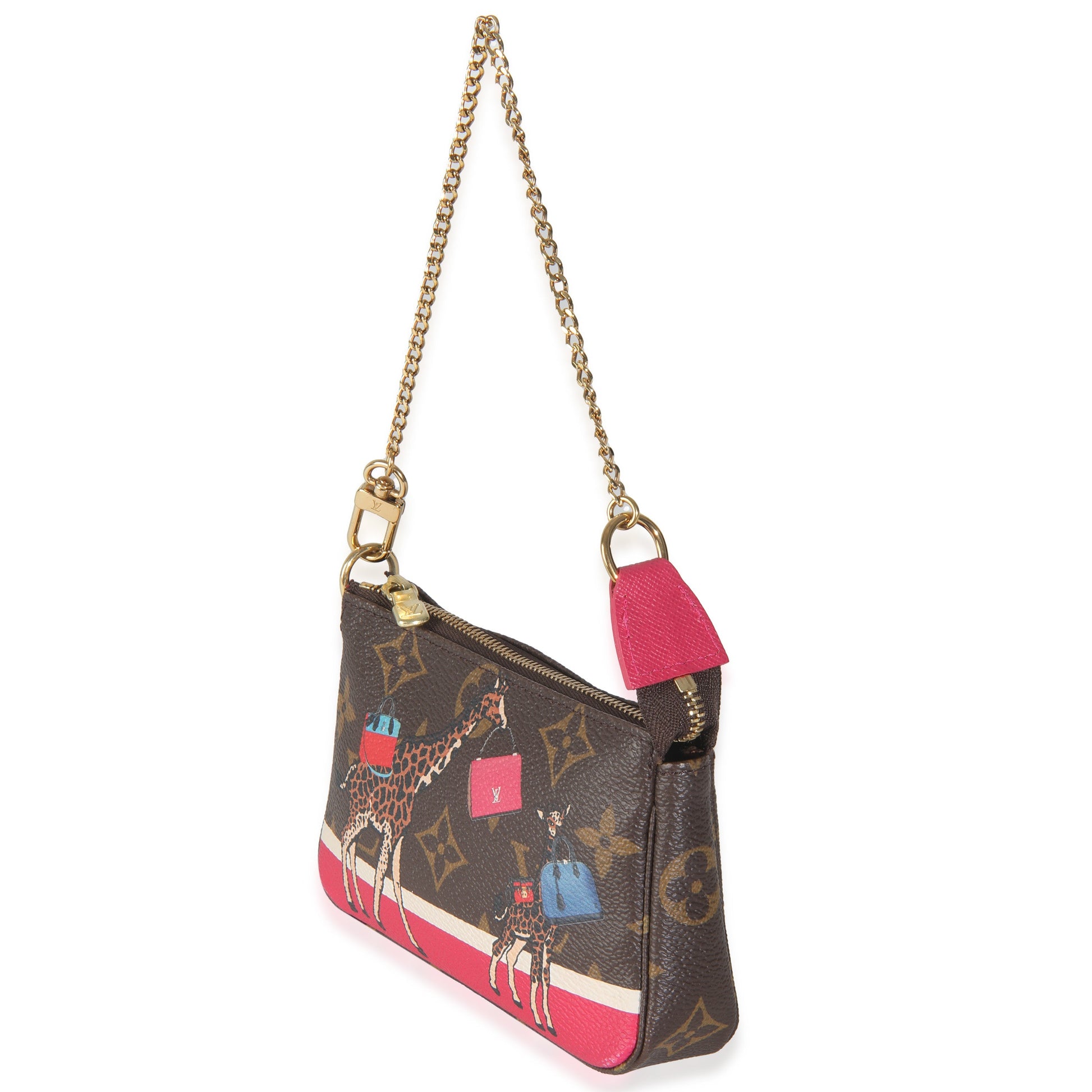 Designer Women's Crossbody Bag | Louis Vuitton Christmas Animation Monogram Canvas Mini Pochette Accessoires