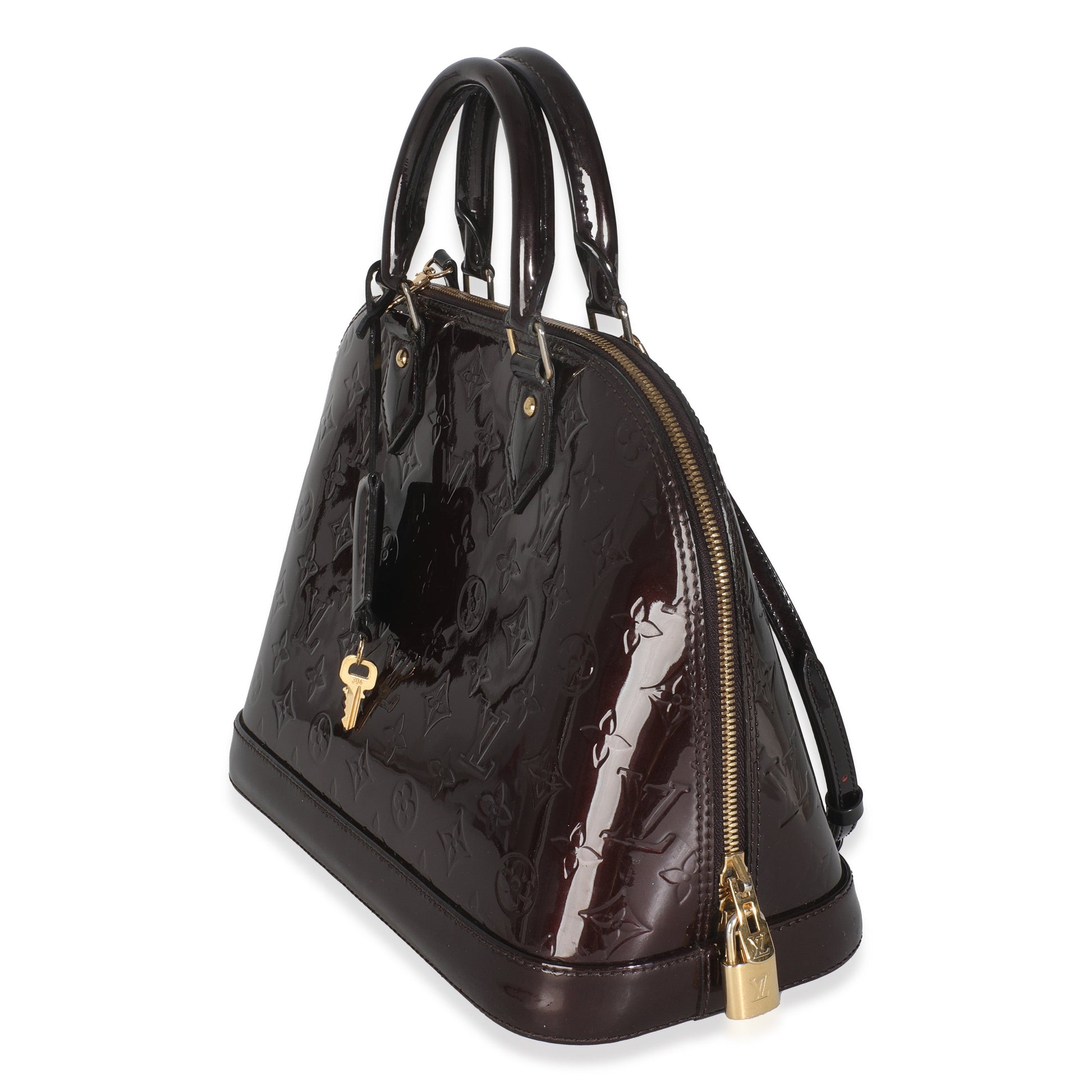 Louis Vuitton Amarante Monogram Vernis Alma PM