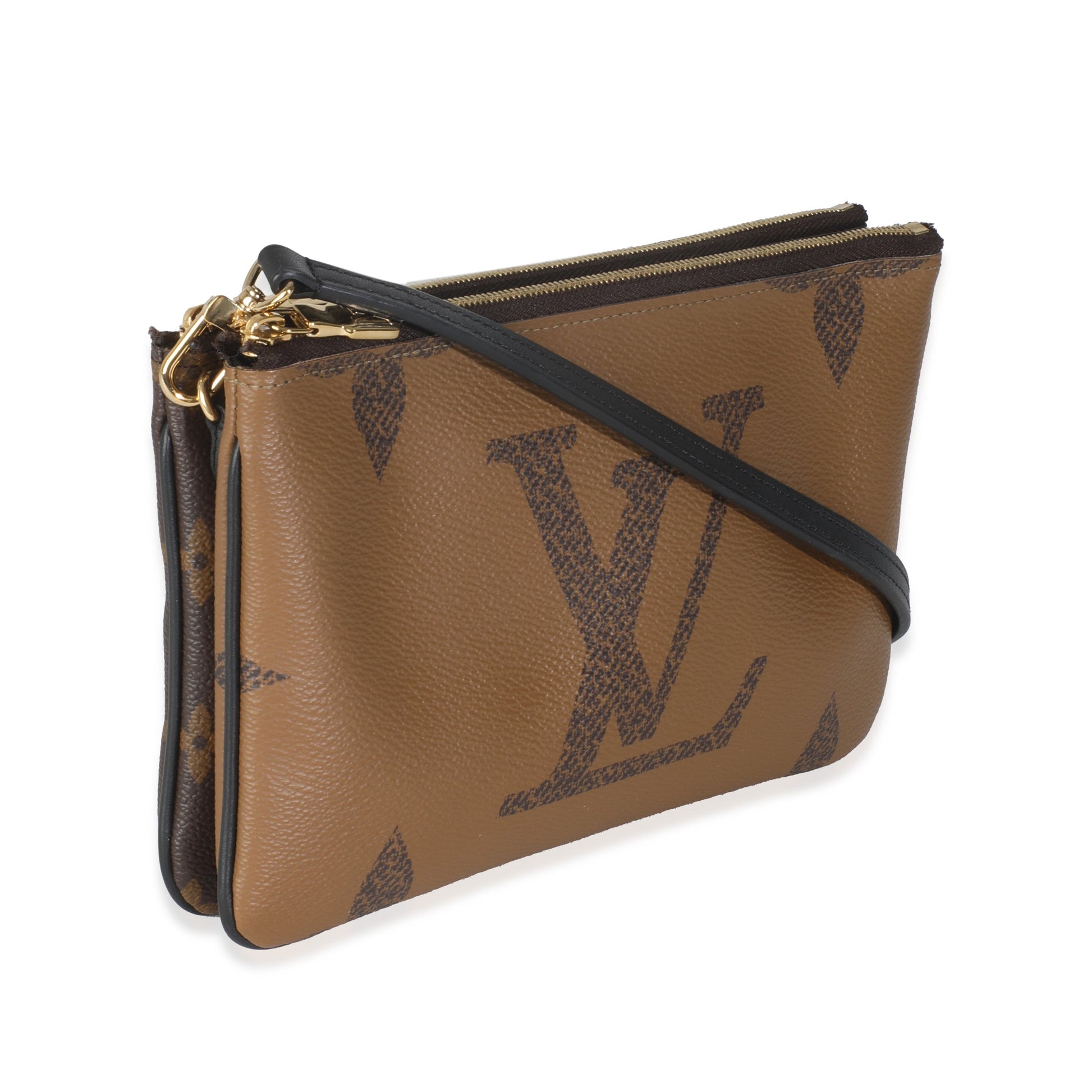 Designer Women's Crossbody Bag | Louis Vuitton Reverse Monogram Canvas Double Zip Pochette