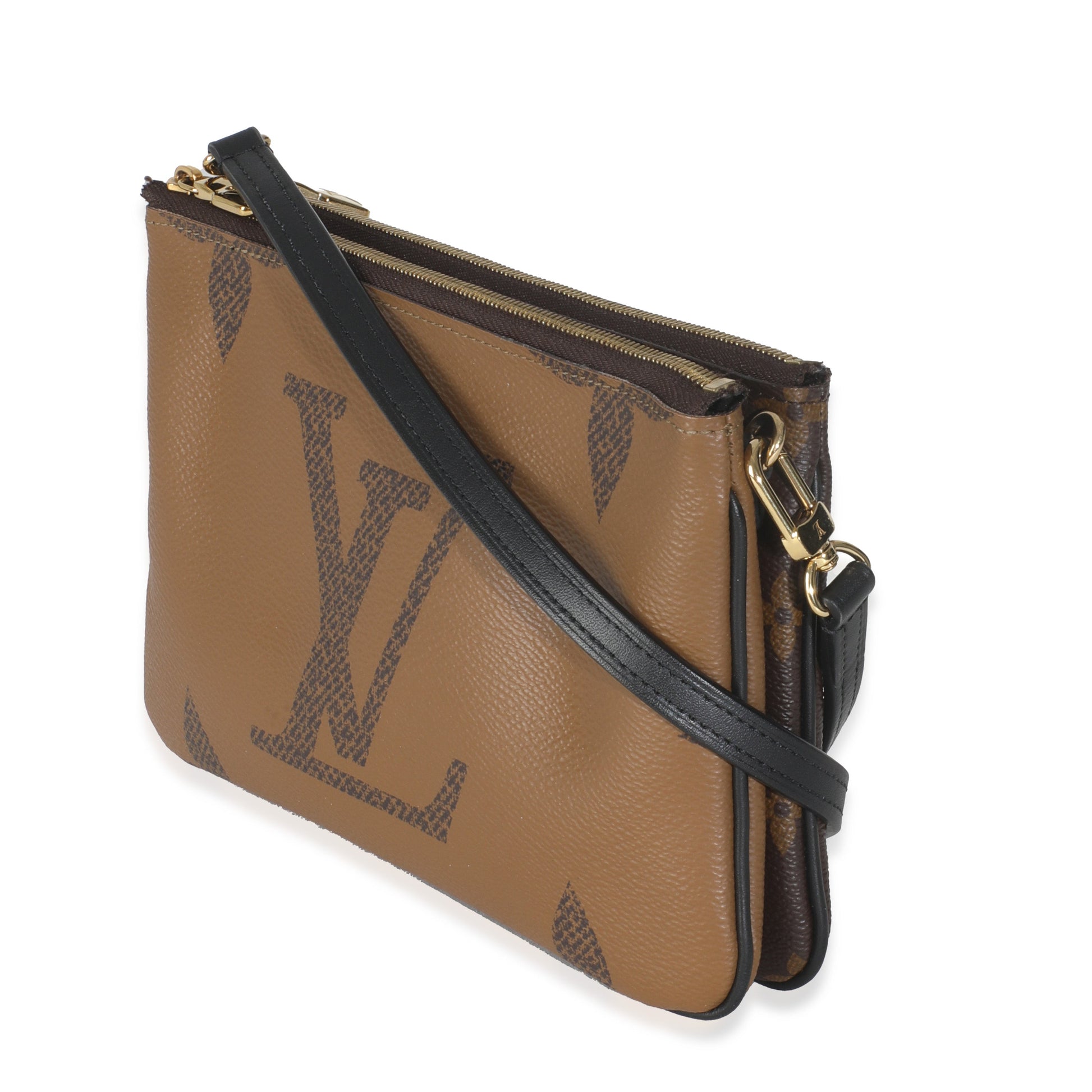 Designer Women's Crossbody Bag | Louis Vuitton Reverse Monogram Canvas Double Zip Pochette