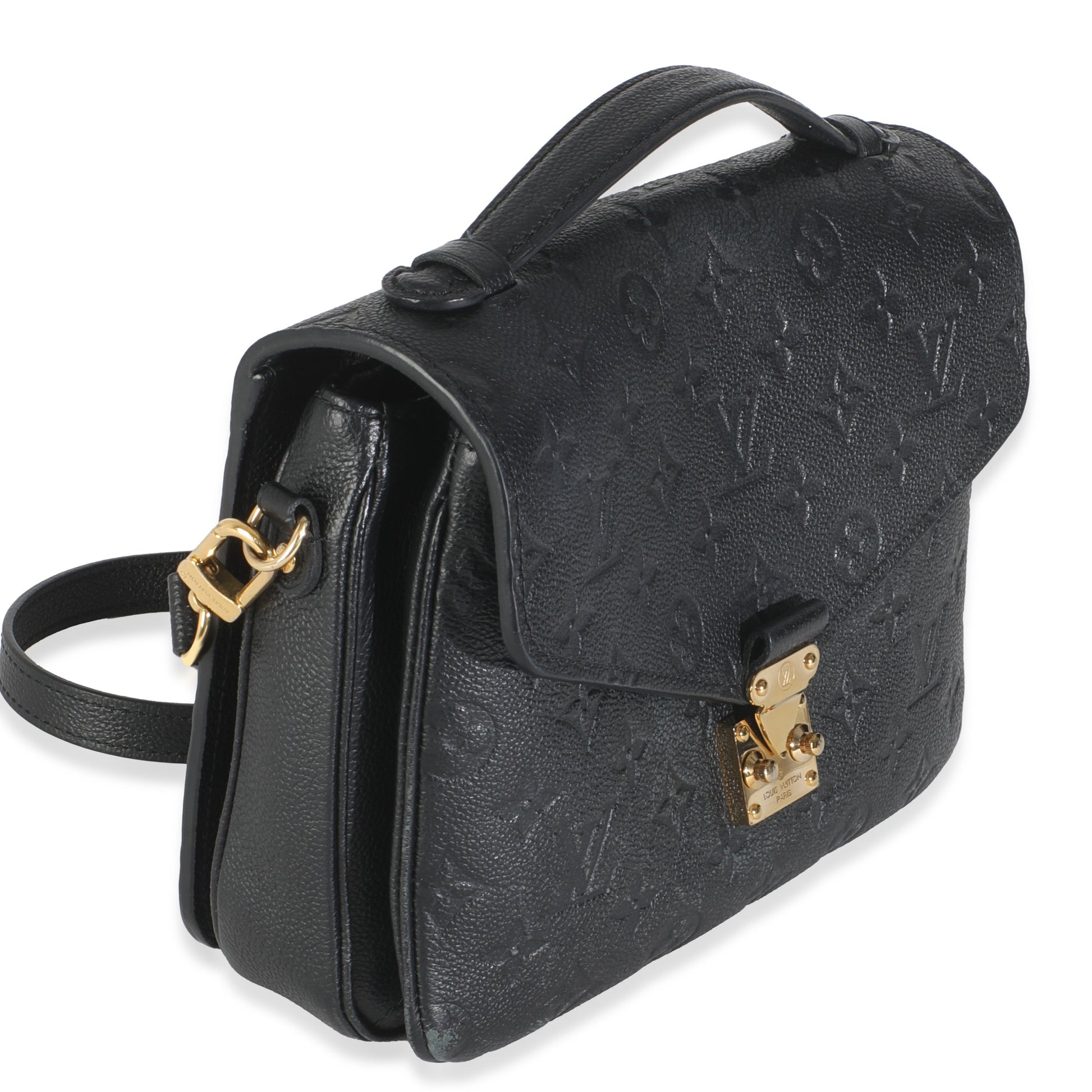Louis Vuitton Black Empreinte Pochette Metis