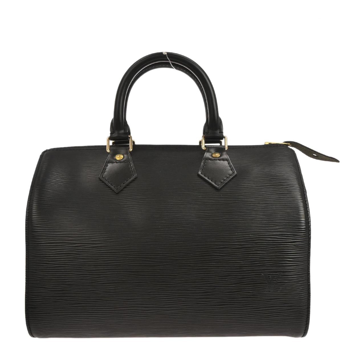Louis Vuitton Black Epi 25 Handbag M43012