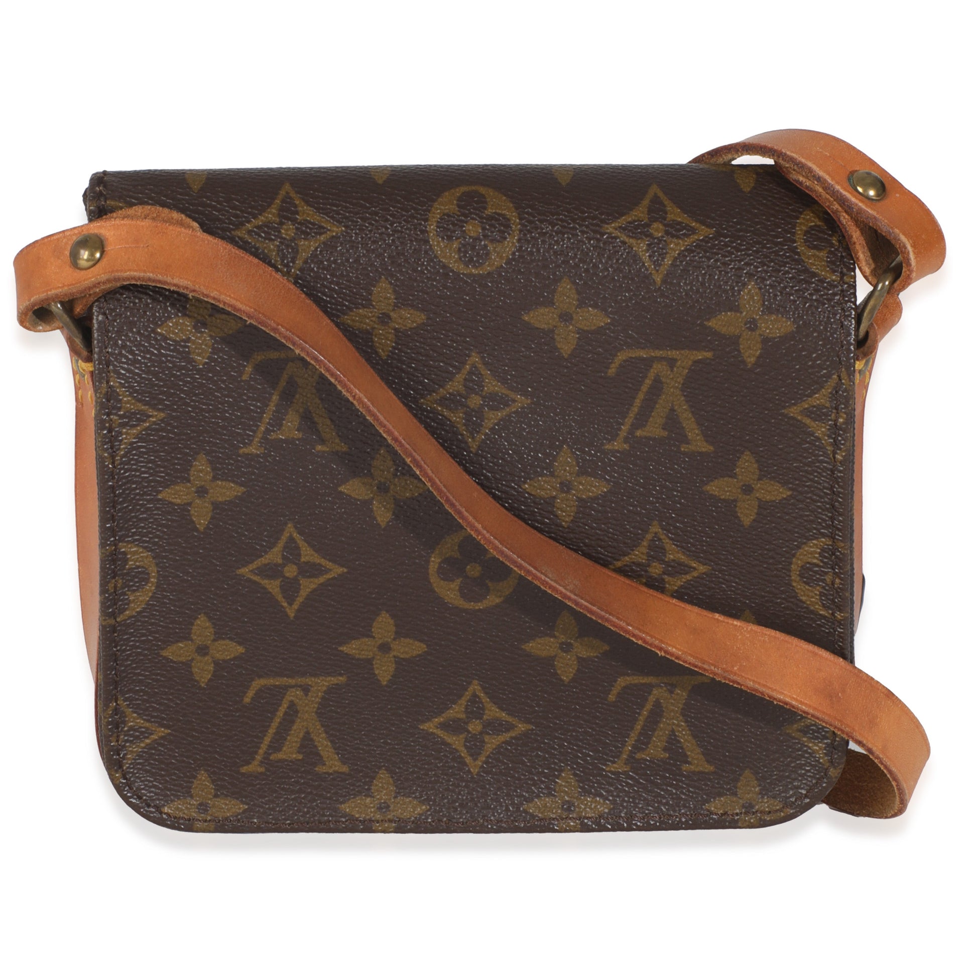 Luxury Women's Handbag | Louis Vuitton Monogram Canvas Cartouchiere 17