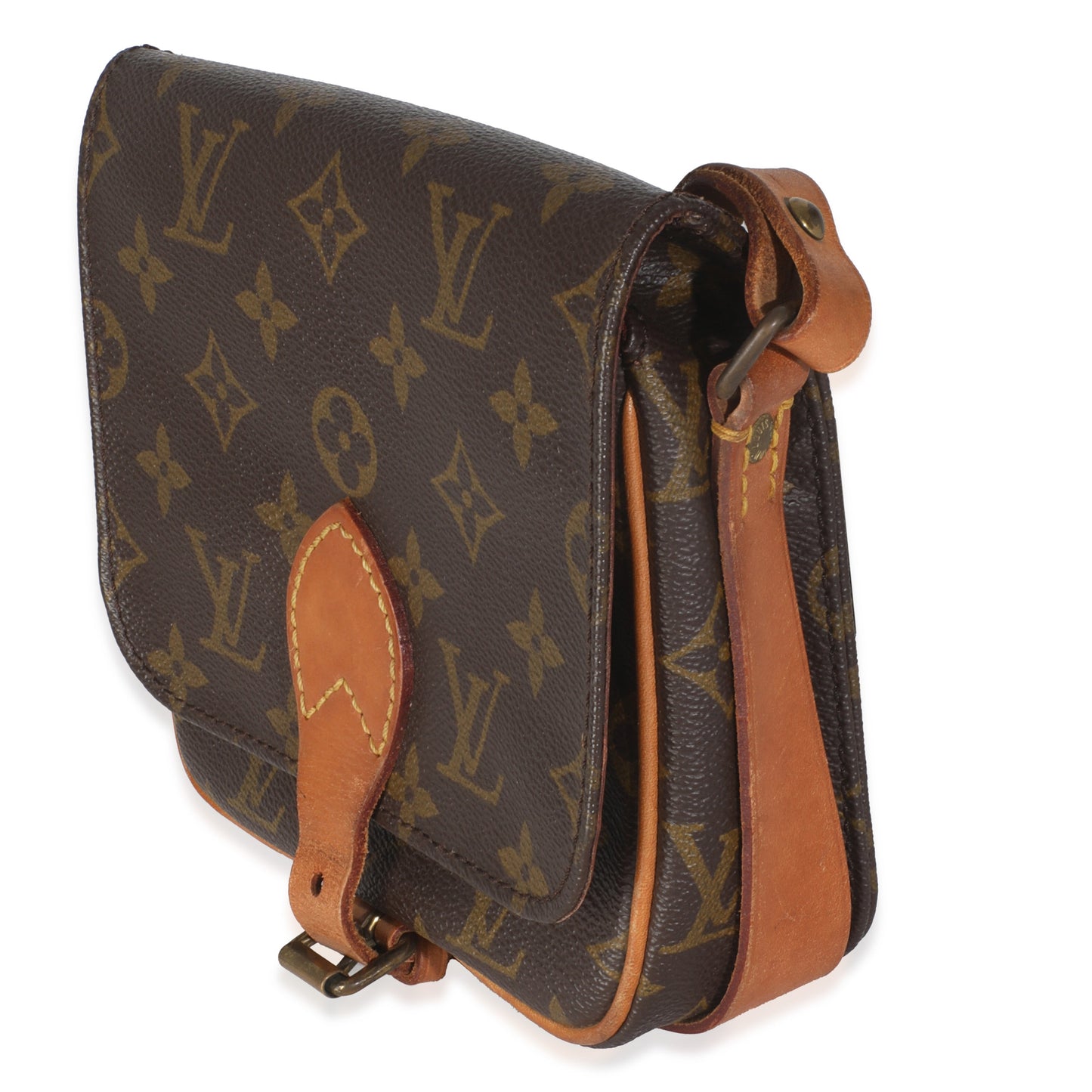 Luxury Women's Handbag | Louis Vuitton Monogram Canvas Cartouchiere 17