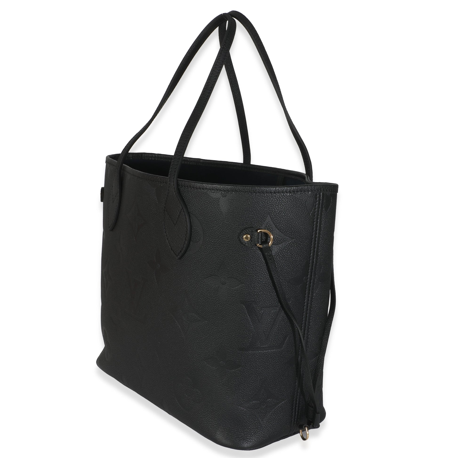Louis Vuitton Black Monogram Empreinte Neverfull MM