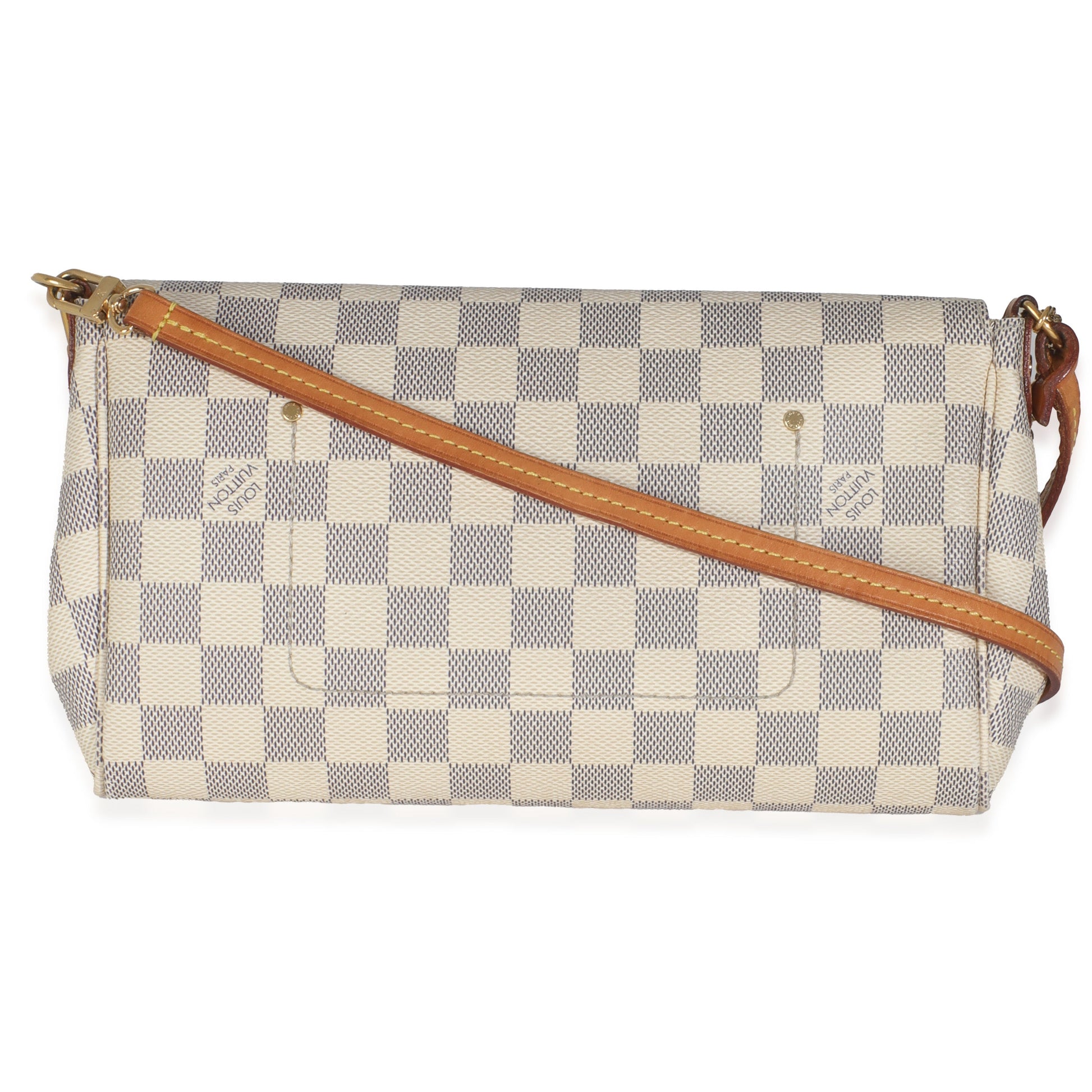 Designer Women's Crossbody Bag | Louis Vuitton Damier Azur Canvas Favorite MM