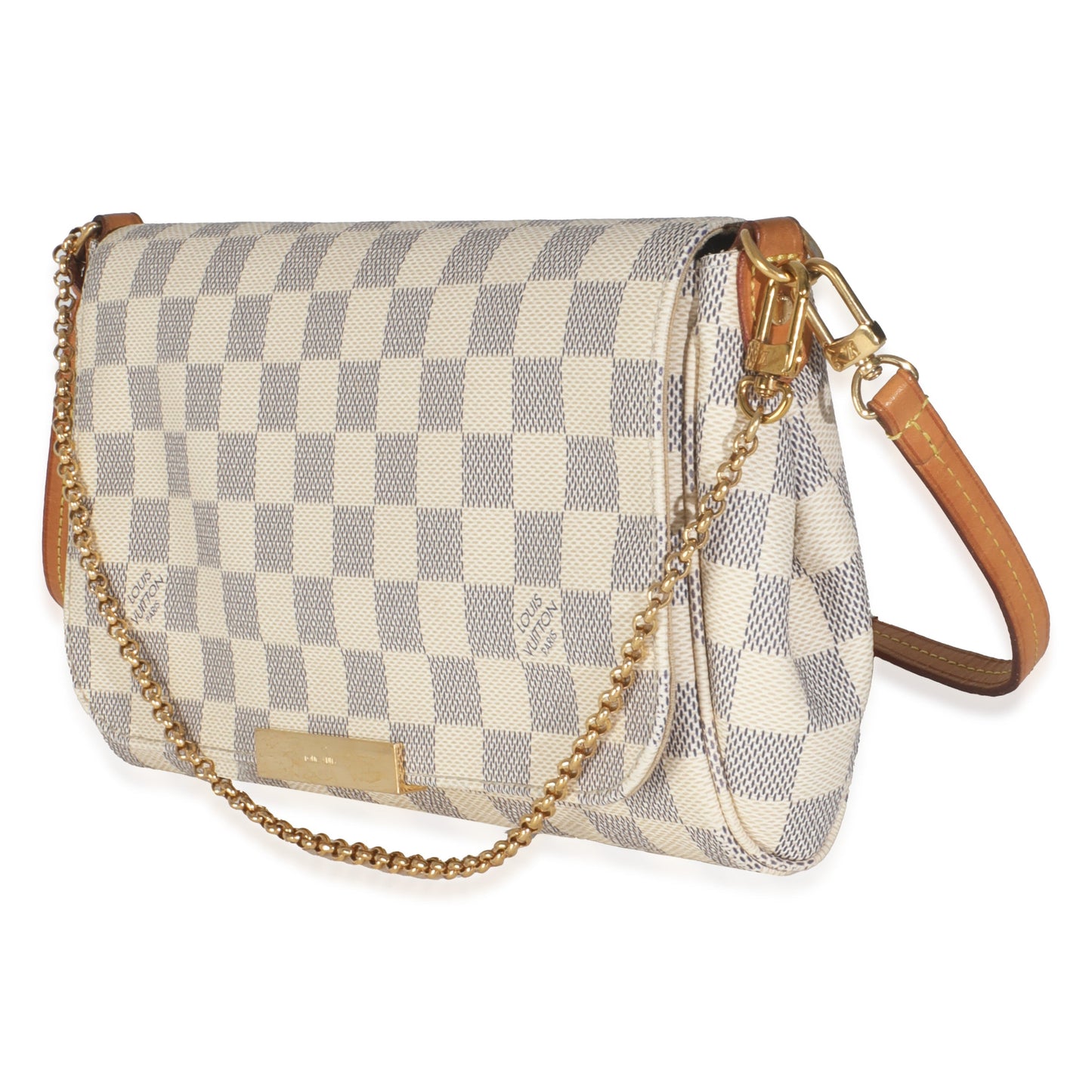 Designer Women's Crossbody Bag | Louis Vuitton Damier Azur Canvas Favorite MM