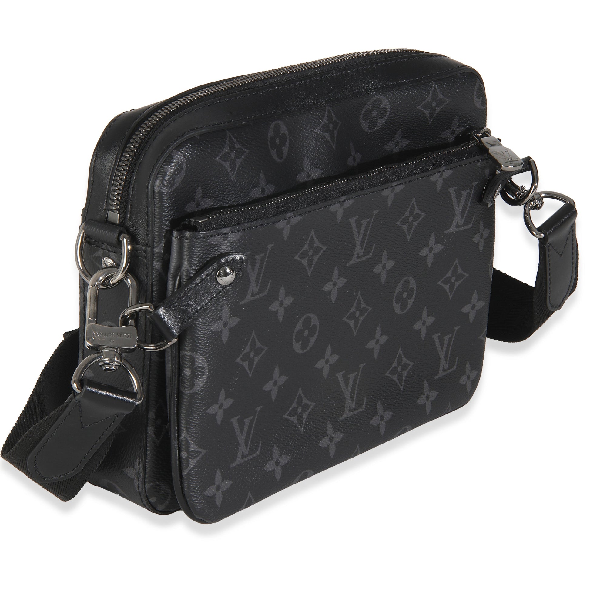 Louis Vuitton Monogram Eclipse Canvas Trio Messenger