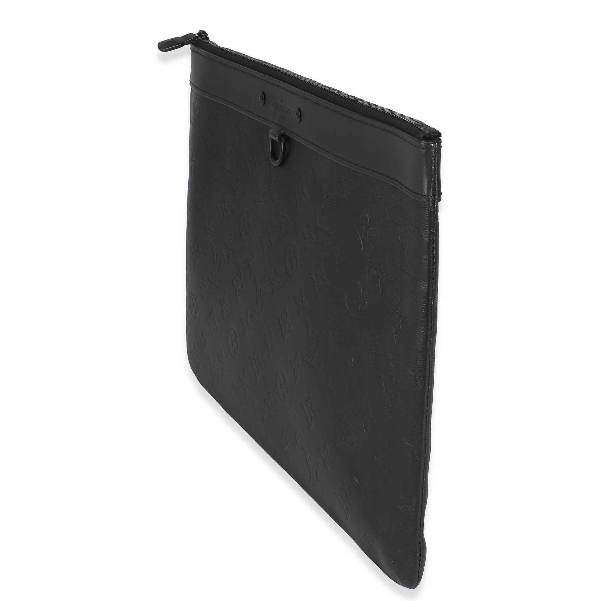 Luxury Women's Clutch Bag | Louis Vuitton Monogram Shadow Discovery Pouch
