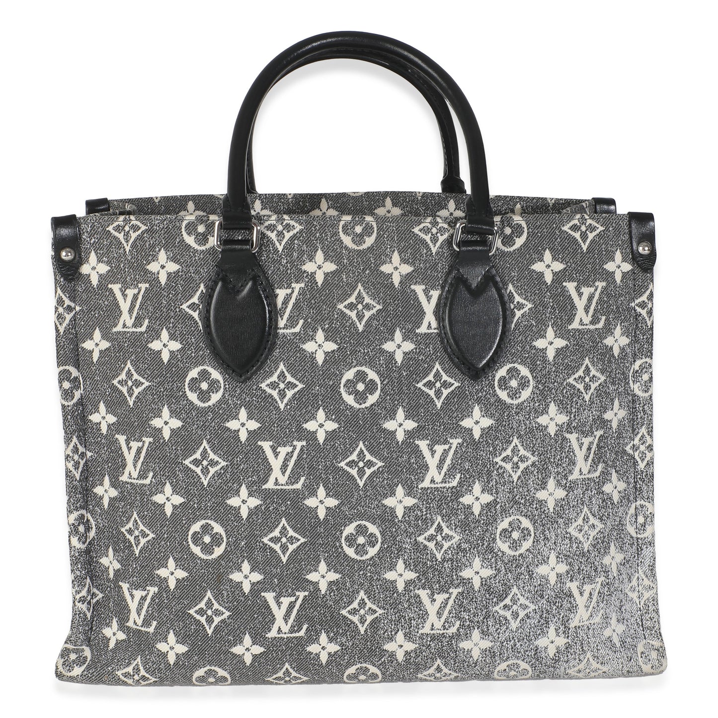Luxury Women's Tote Bag | Louis Vuitton Black Monogram Denim Onthego MM