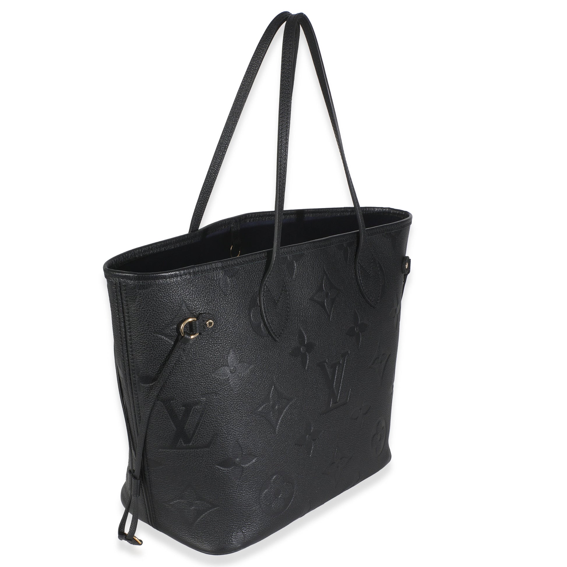 Louis Vuitton Black Monogram Empreinte Neverfull MM