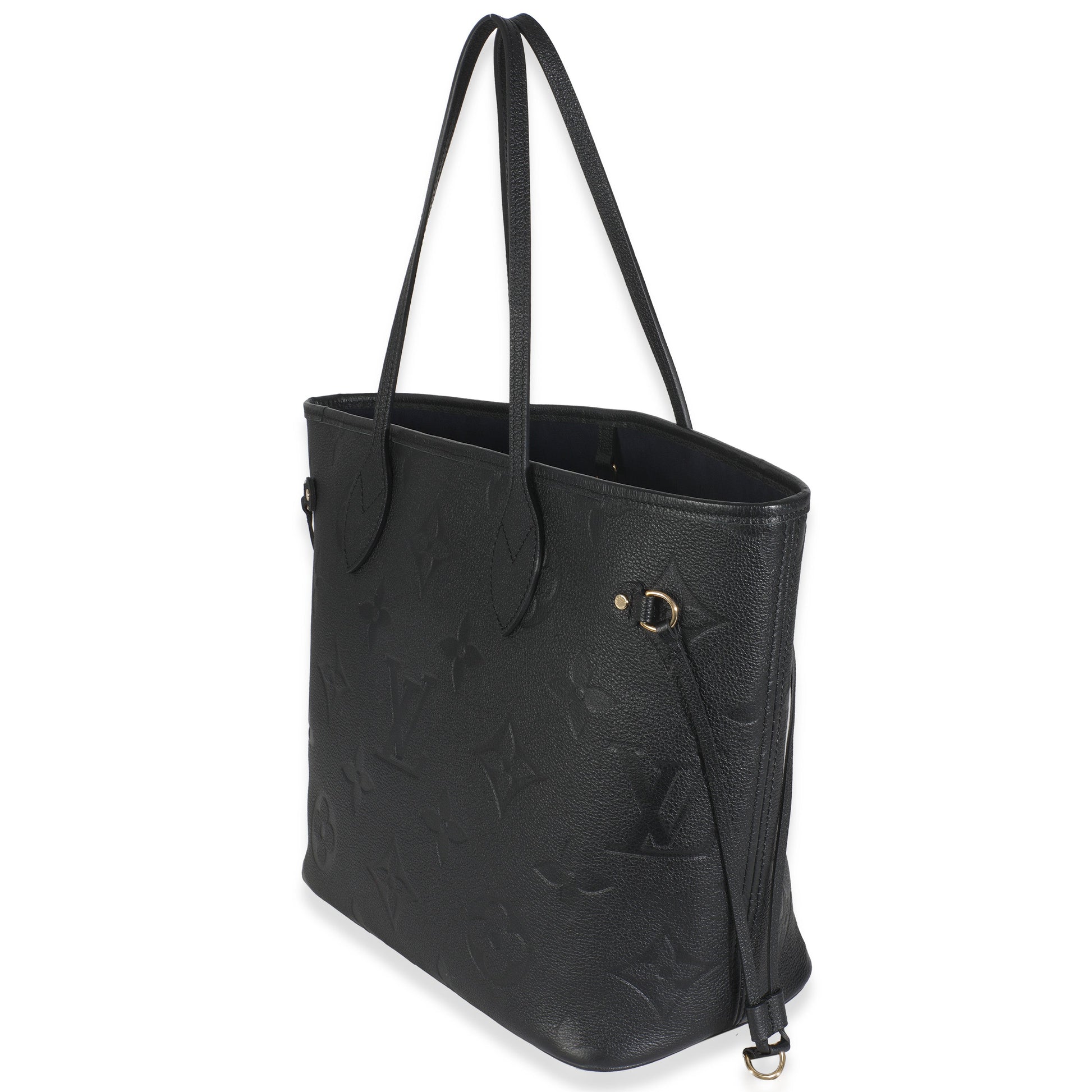 Louis Vuitton Black Monogram Empreinte Neverfull MM