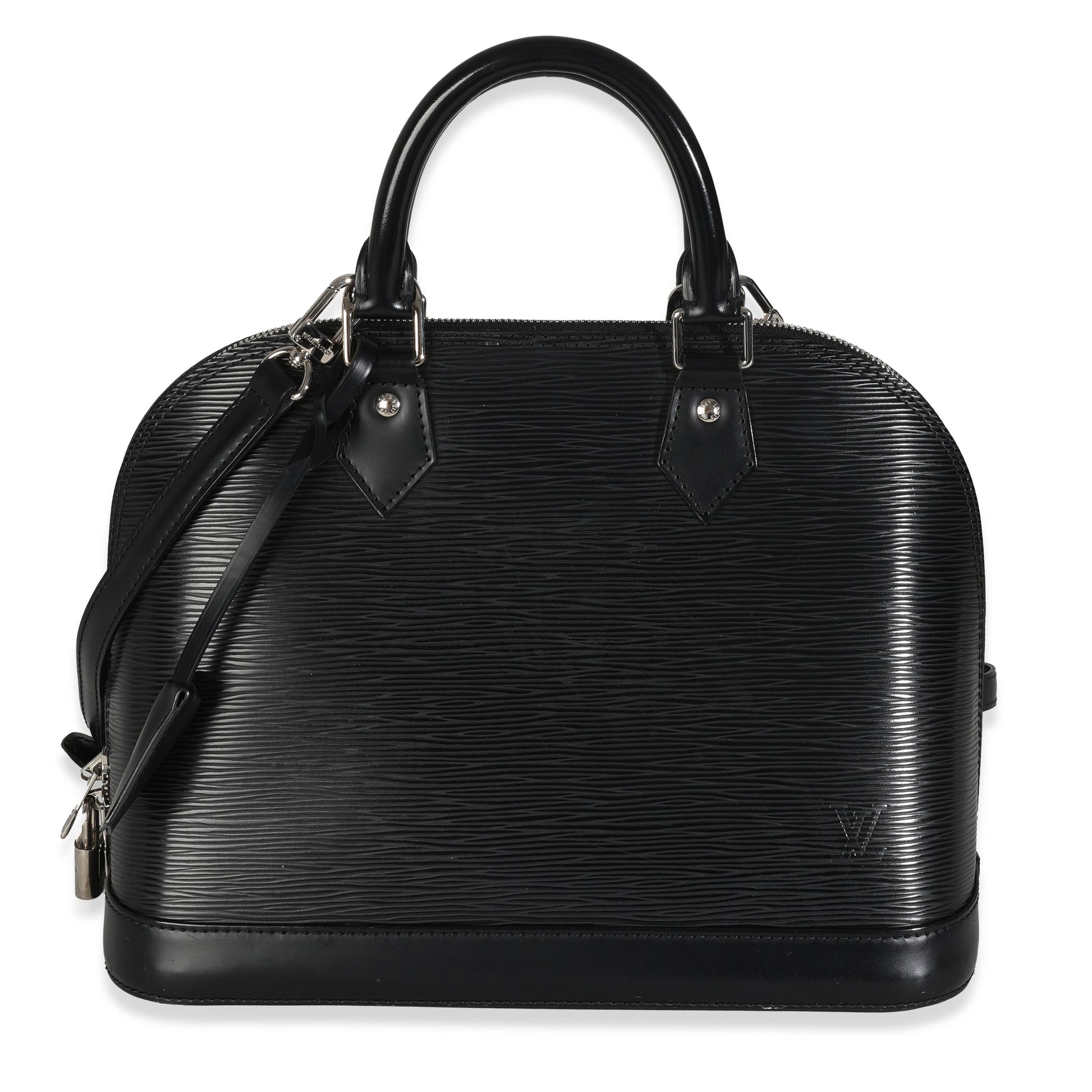 Louis Vuitton Black Epi Alma PM