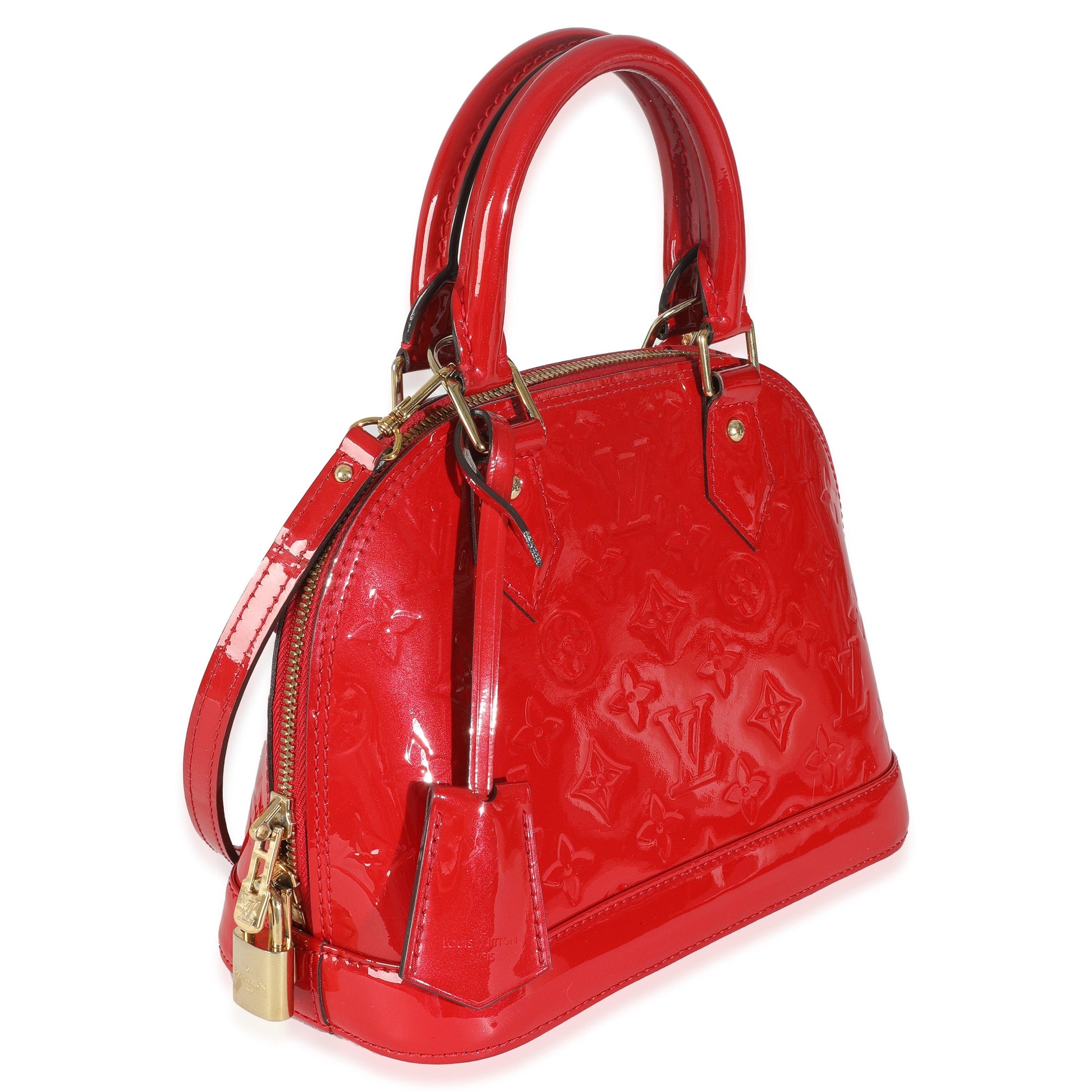 Luxury Women's Handbag | Louis Vuitton Rose Indien Monogram Vernis Alma BB
