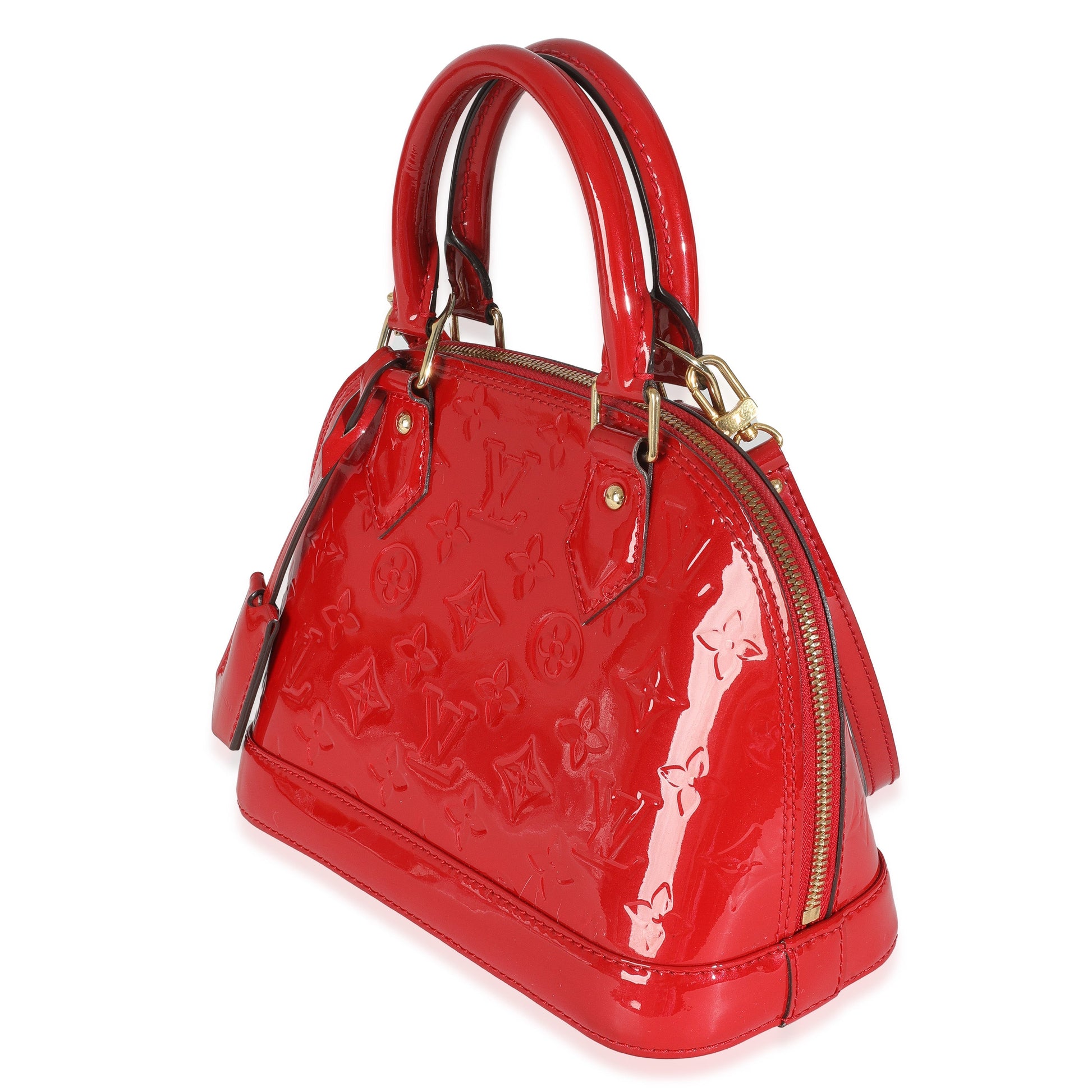 Luxury Women's Handbag | Louis Vuitton Rose Indien Monogram Vernis Alma BB
