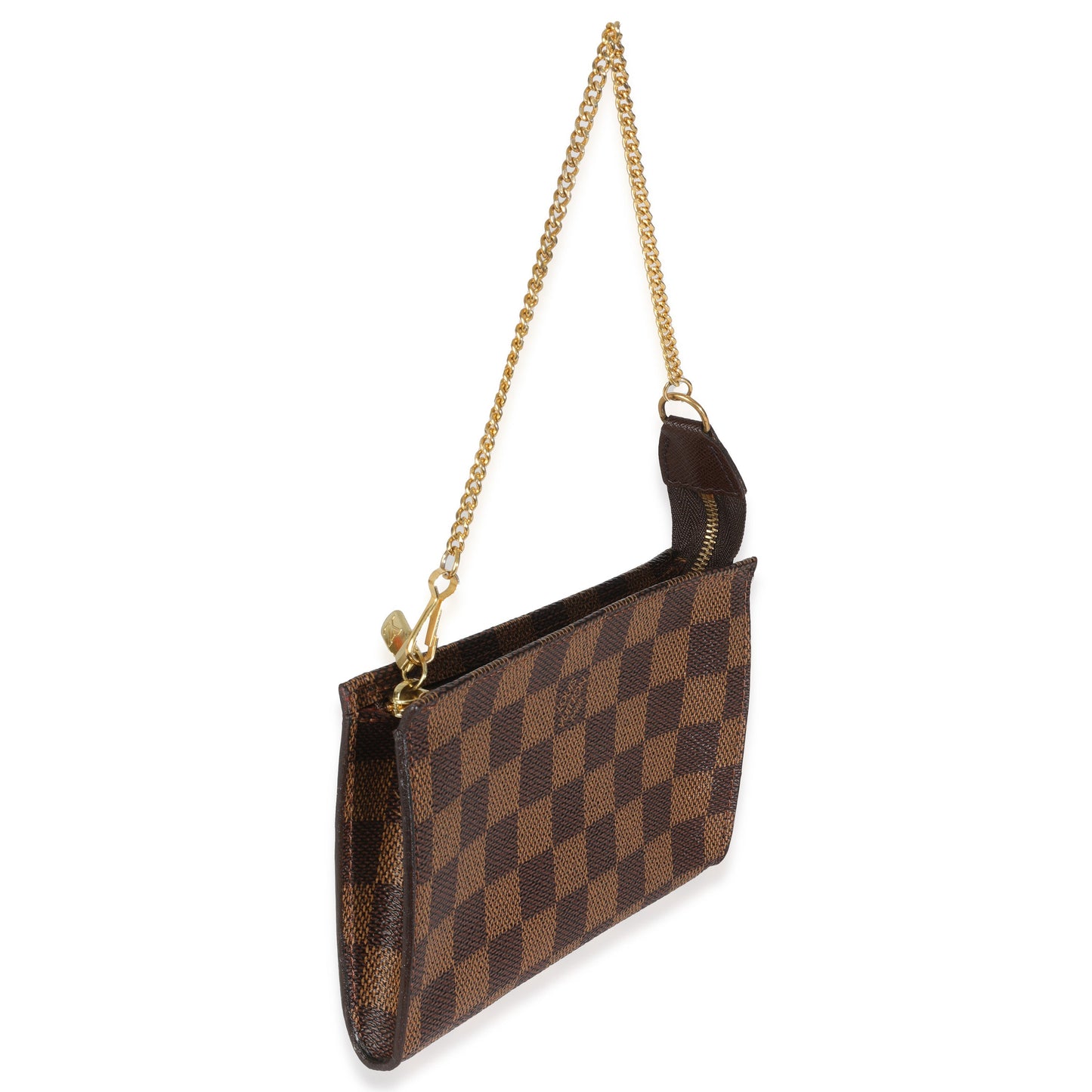 Luxury Women's Clutch Bag | Louis Vuitton Damier Ebene Canvas Marais Bucket Pouch