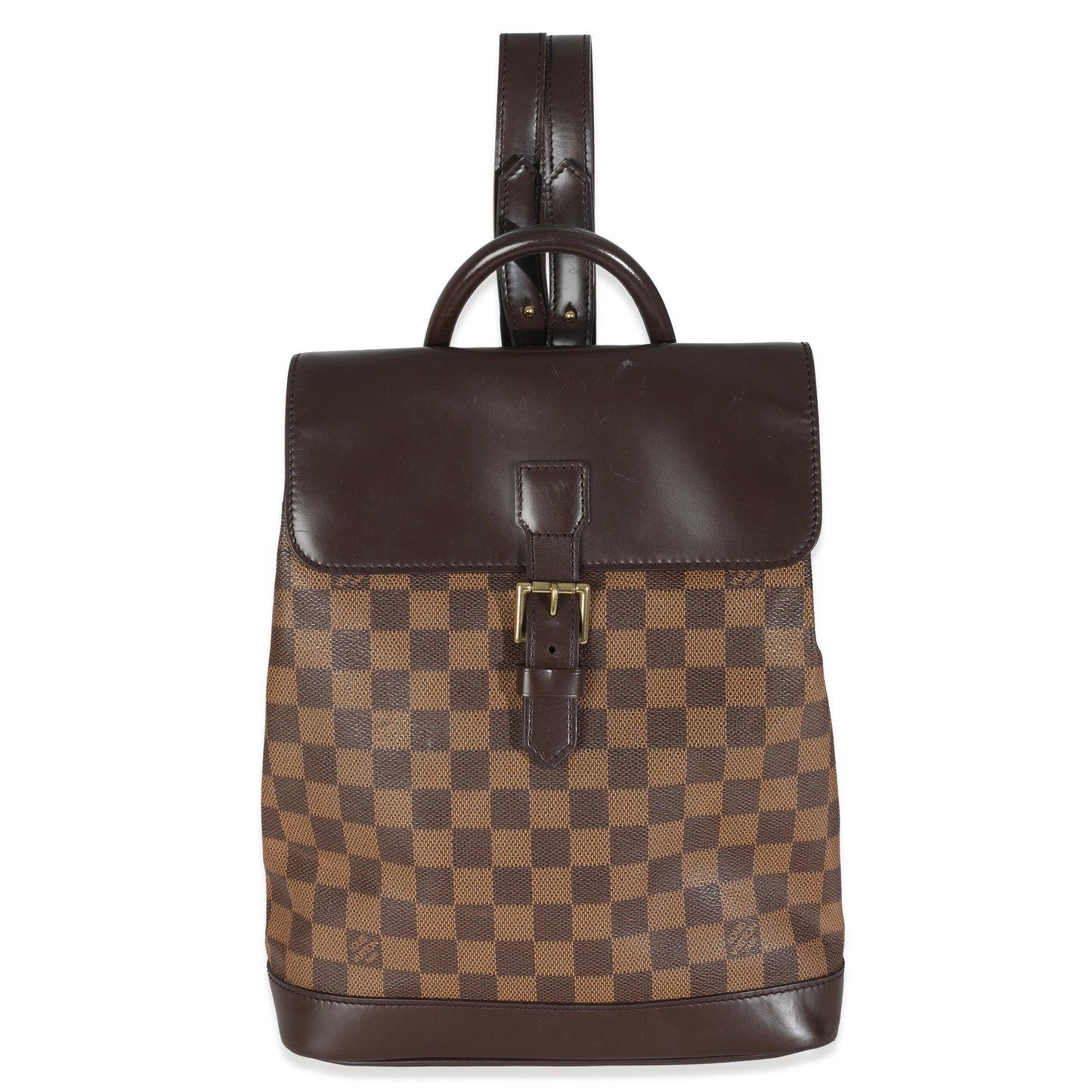 Louis Vuitton Damier Ebene Canvas Soho Backpack