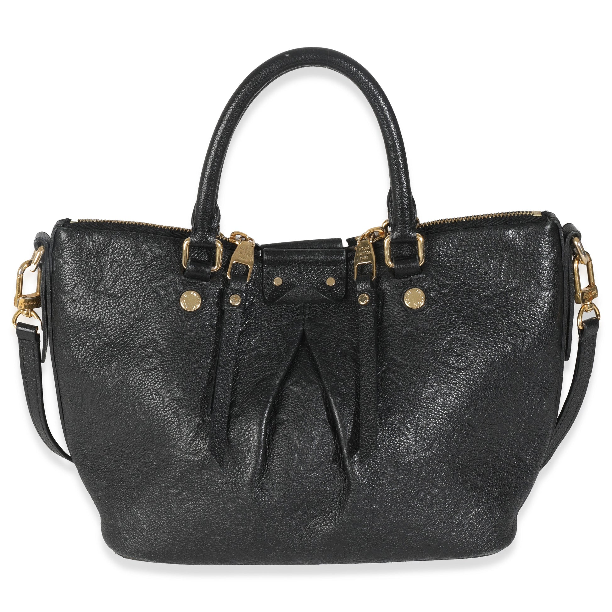 Louis Vuitton Black Monogram Empreinte Mazarine PM