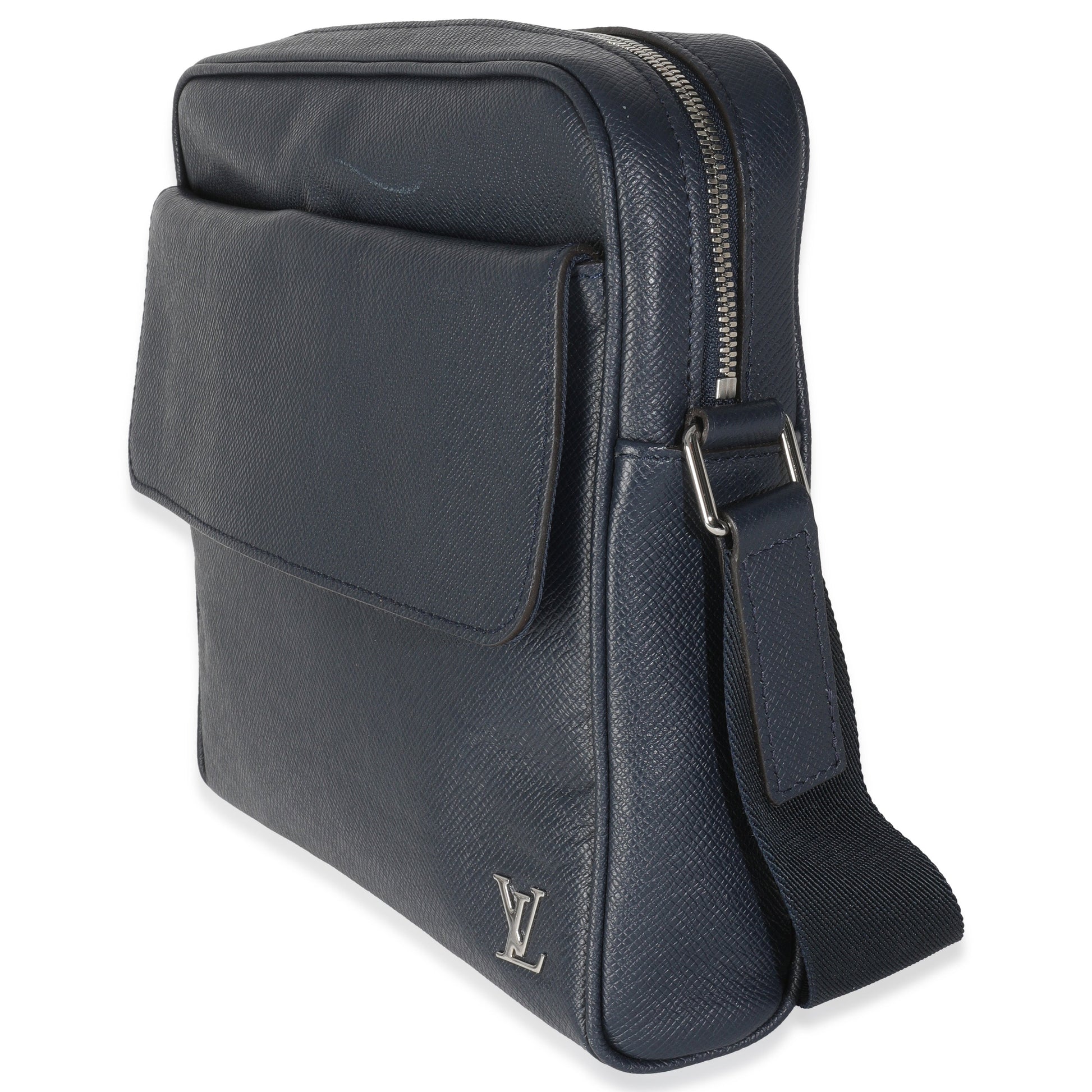 Luxury Women's Handbag | Louis Vuitton Navy Taiga Alex Messenger