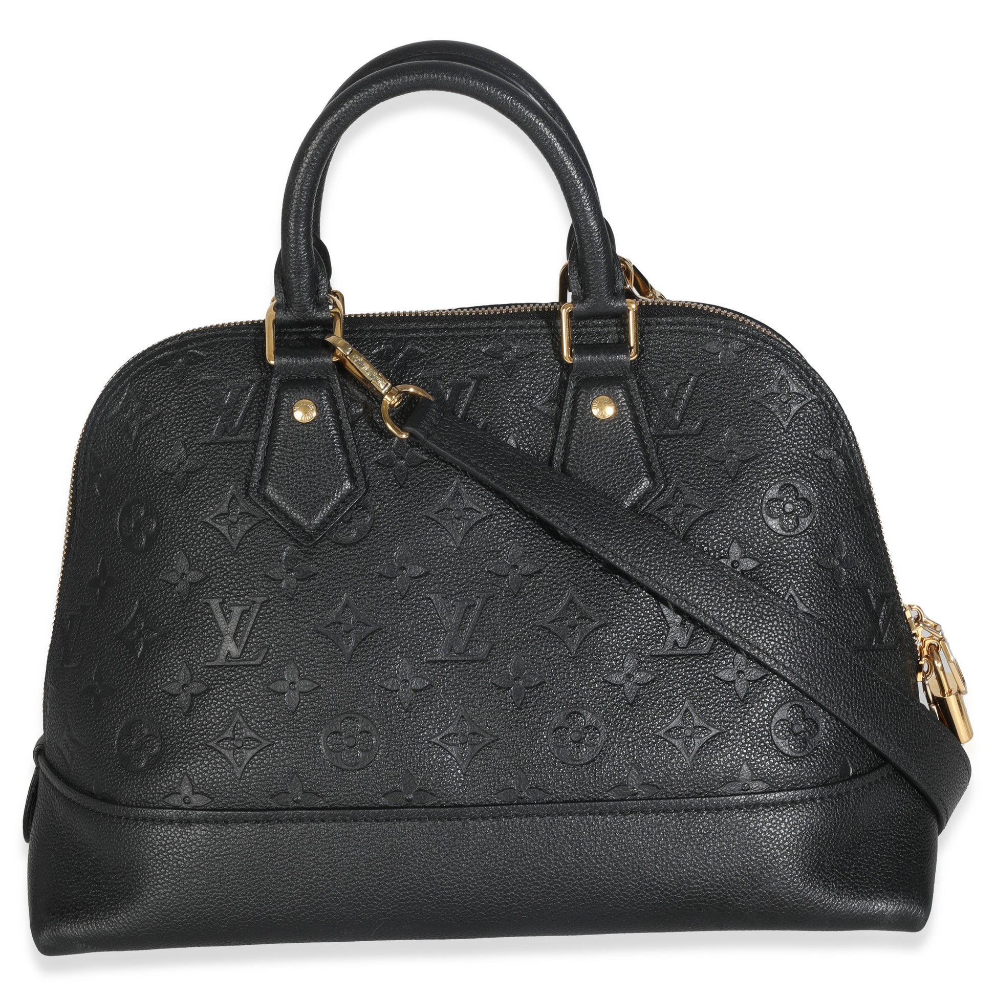 Louis Vuitton Black Monogram Empreinte Neo Alma PM