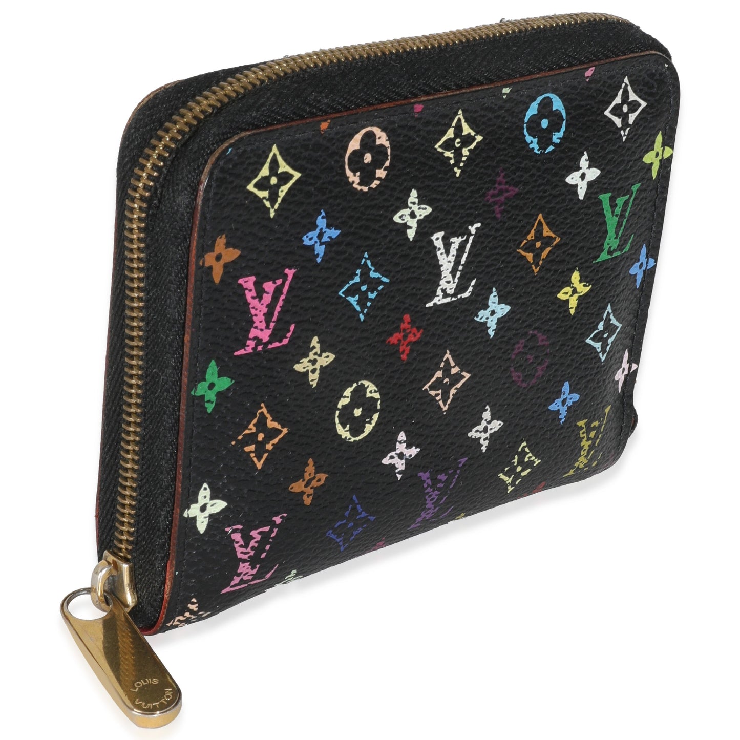 Louis Vuitton Black Multicolor Monogram Canvas Zippy Coin Purse