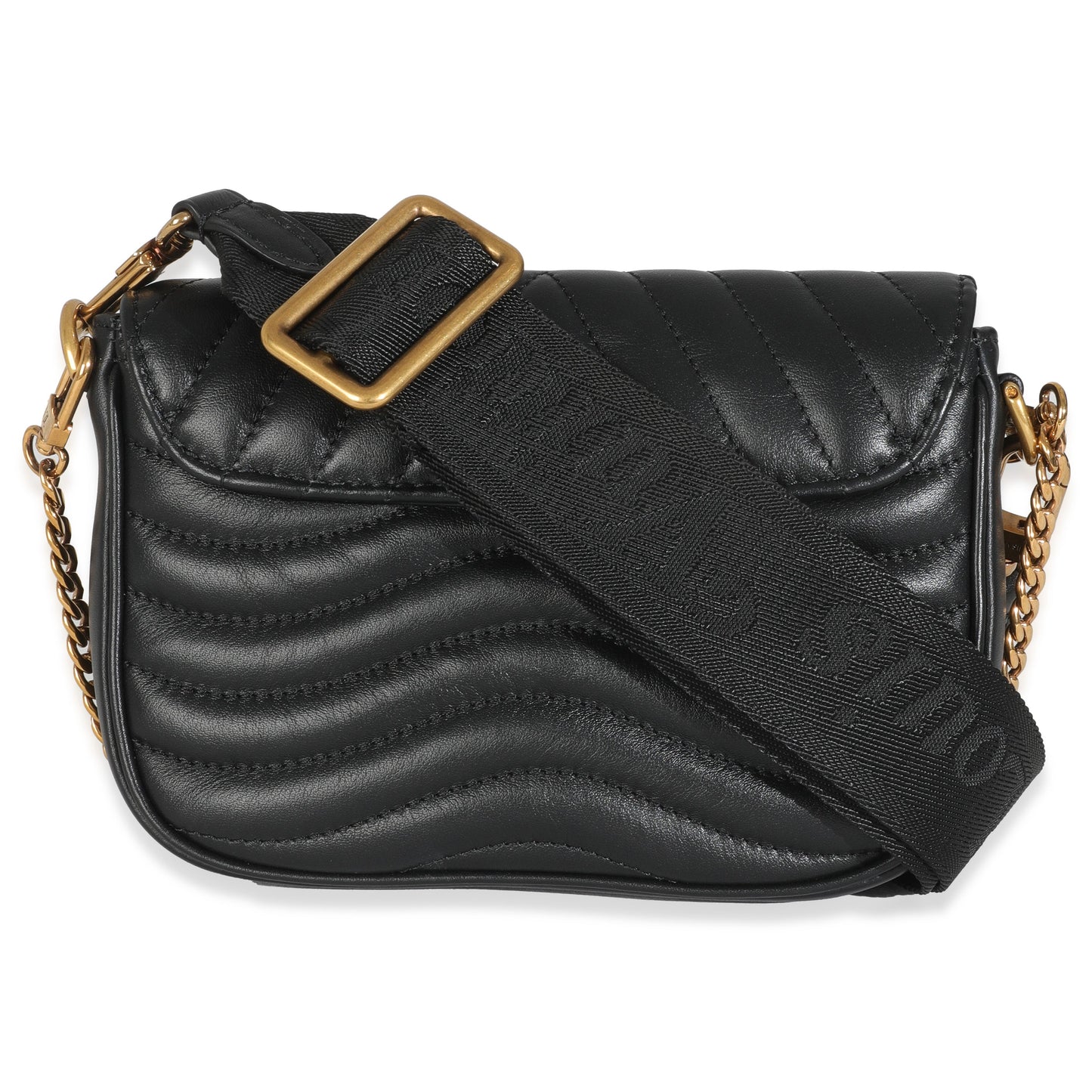 Designer Women's Crossbody Bag | Louis Vuitton Black Calfskin New Wave Multi Pochette