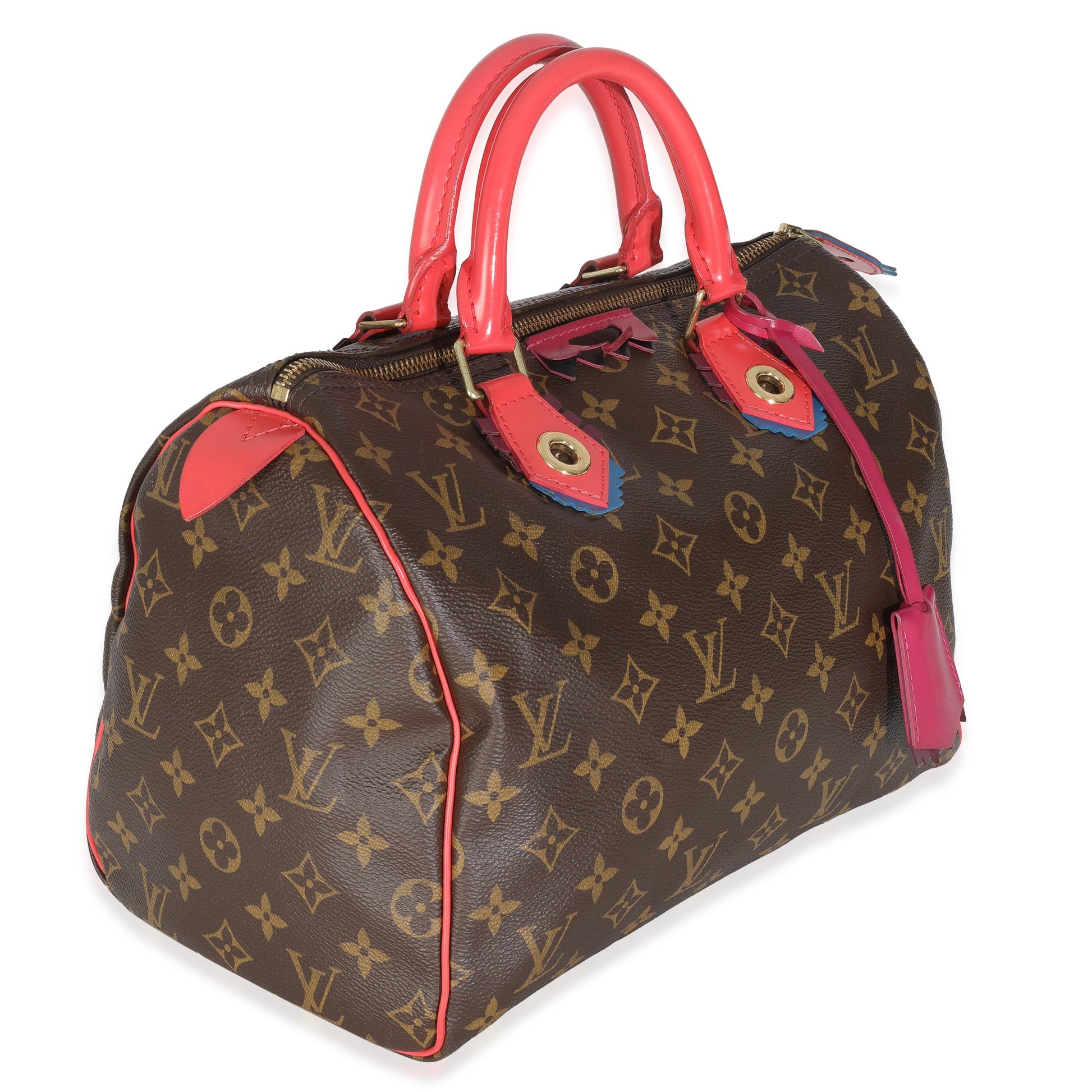 Louis Vuitton Flamingo Monogram Canvas Totem Speedy 30