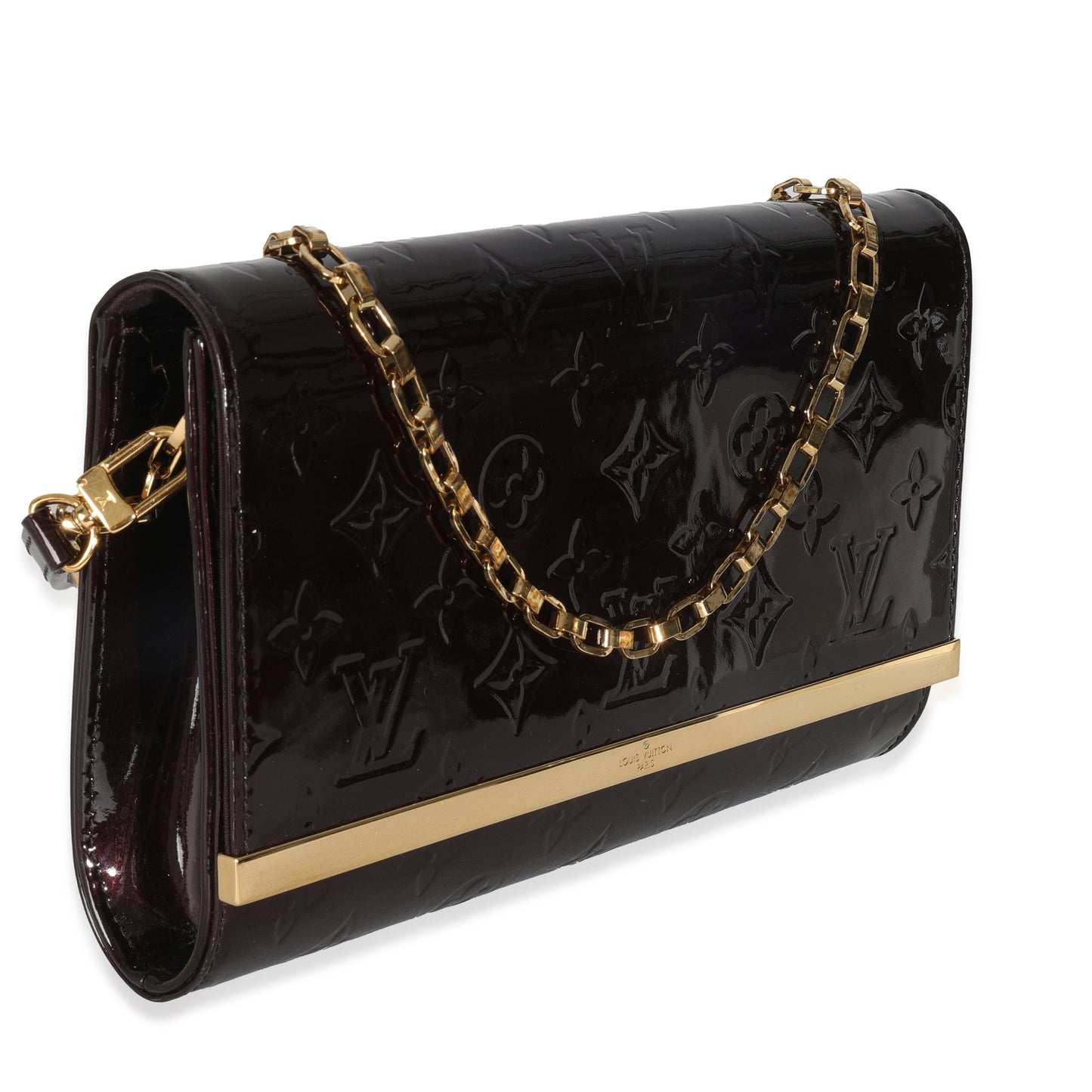Luxury Women's Clutch Bag | Louis Vuitton Amarante Monogram Vernis Ana Clutch