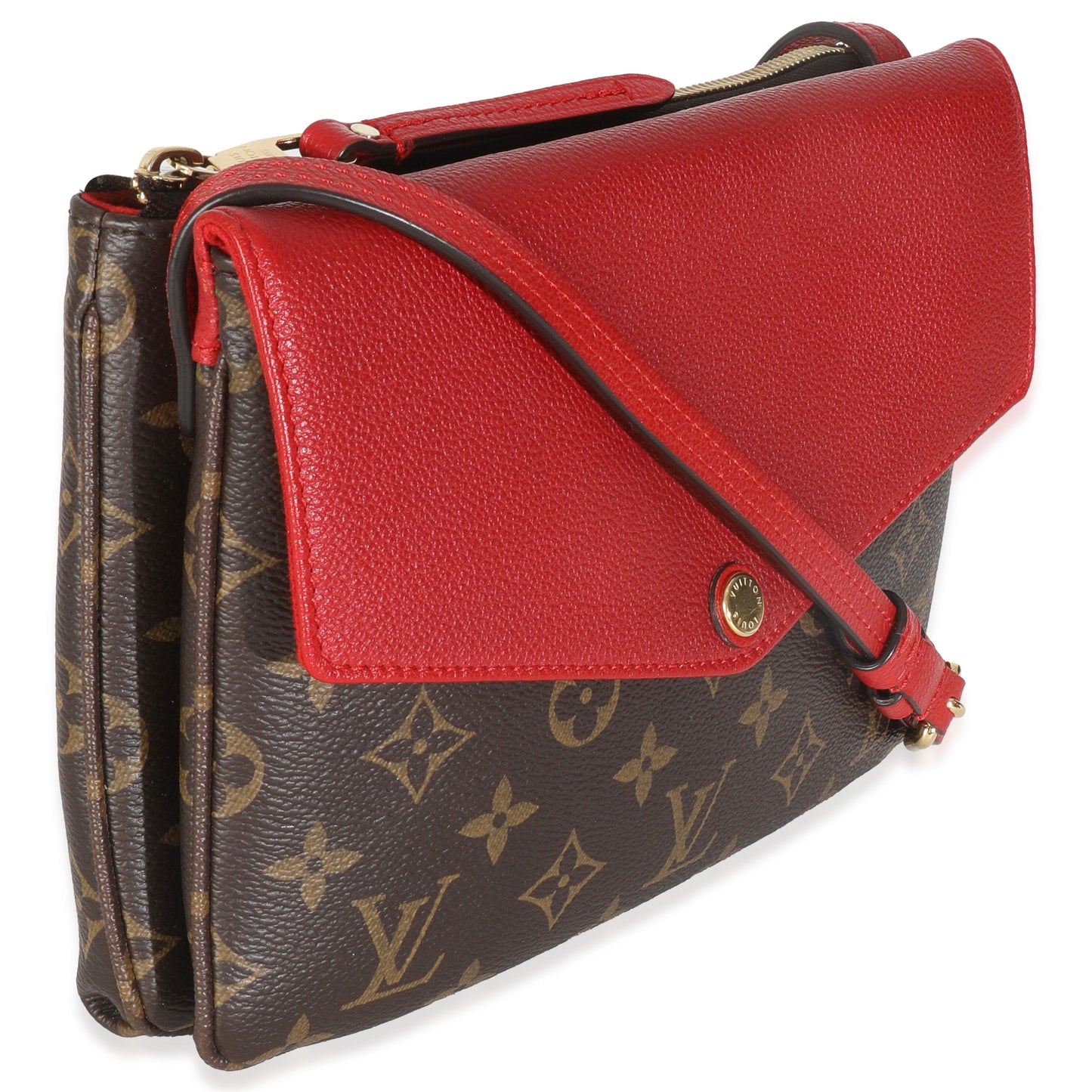 Designer Women's Crossbody Bag | Louis Vuitton Cherry Monogram Canvas Twice Pochette