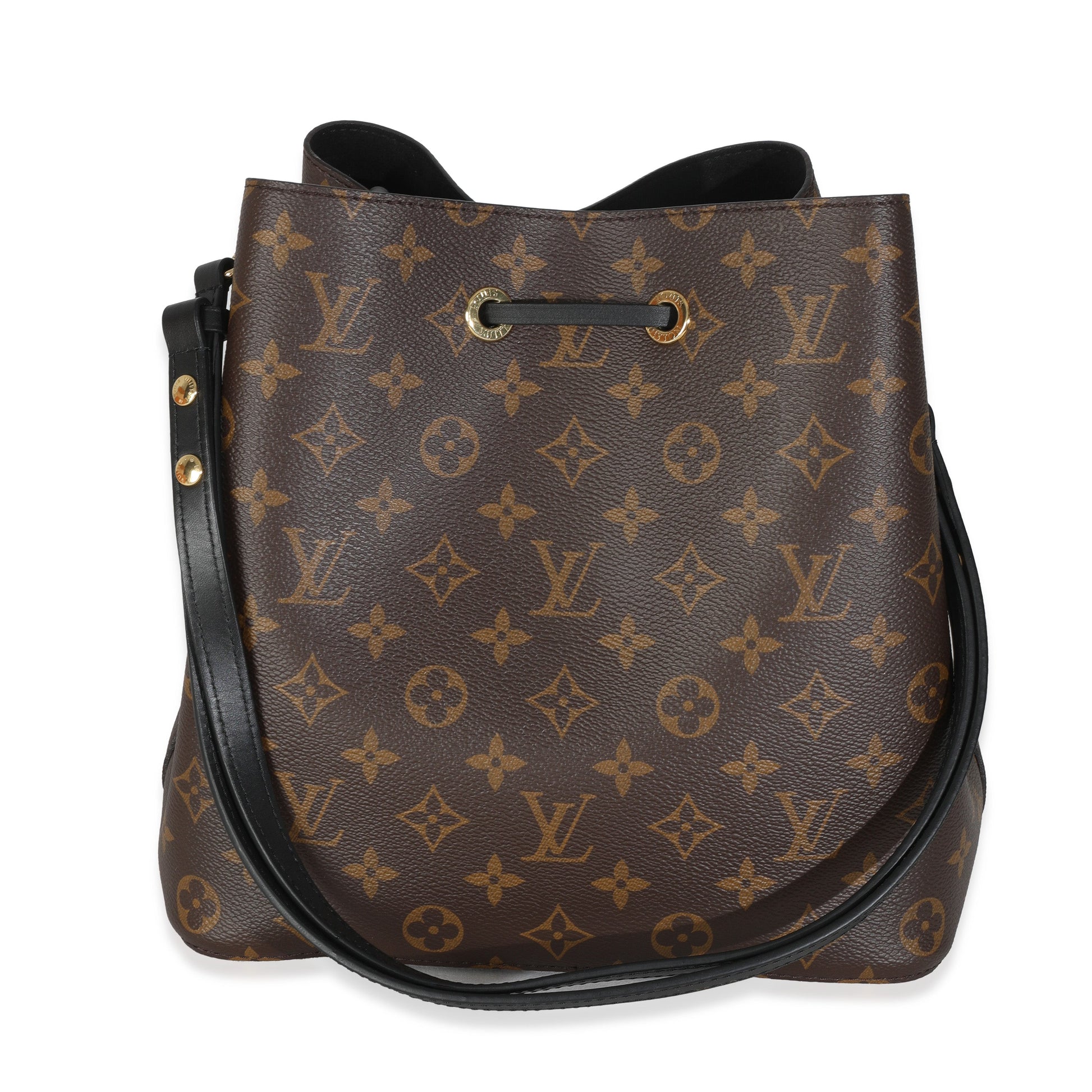 Luxury Women's Handbag | Louis Vuitton Black Monogram Canvas Neonoe MM