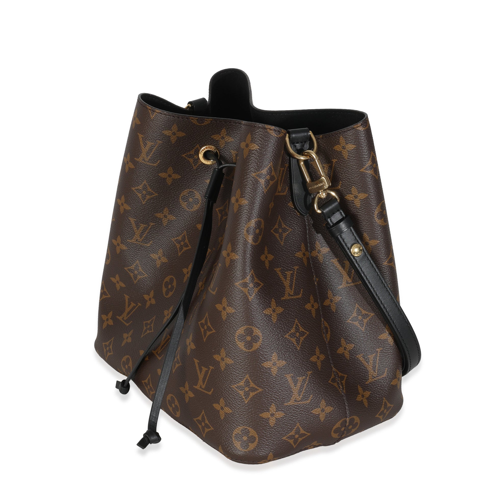 Luxury Women's Handbag | Louis Vuitton Black Monogram Canvas Neonoe MM