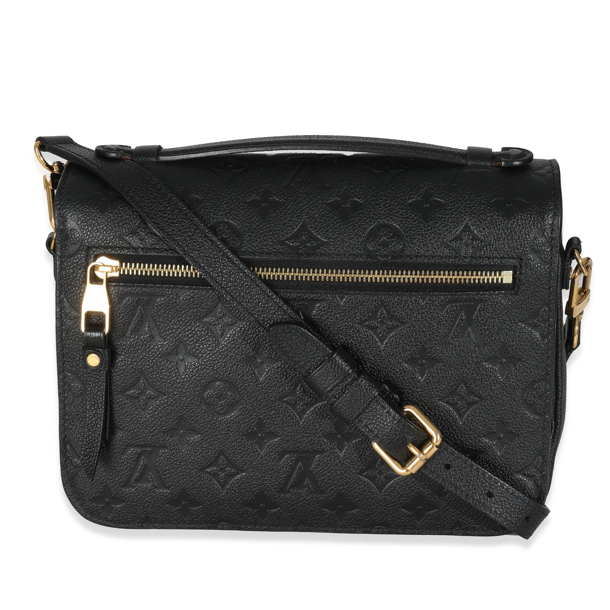 Louis Vuitton Black Monogram Empreinte Pochette Metis