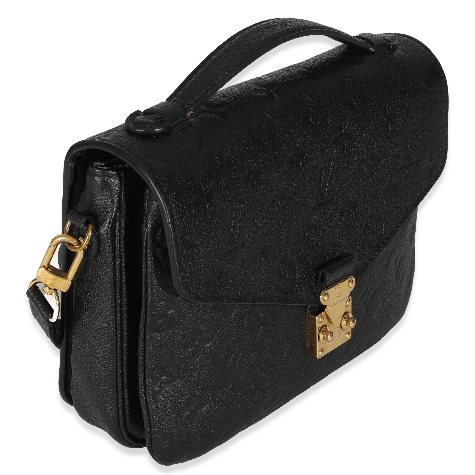 Louis Vuitton Black Monogram Empreinte Pochette Metis