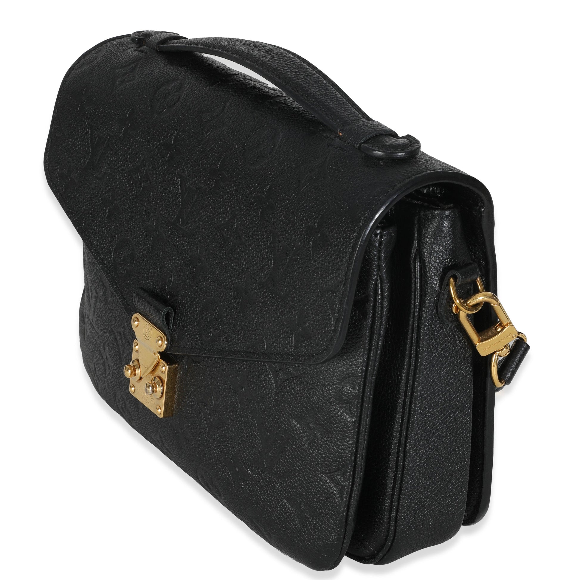 Louis Vuitton Black Monogram Empreinte Pochette Metis