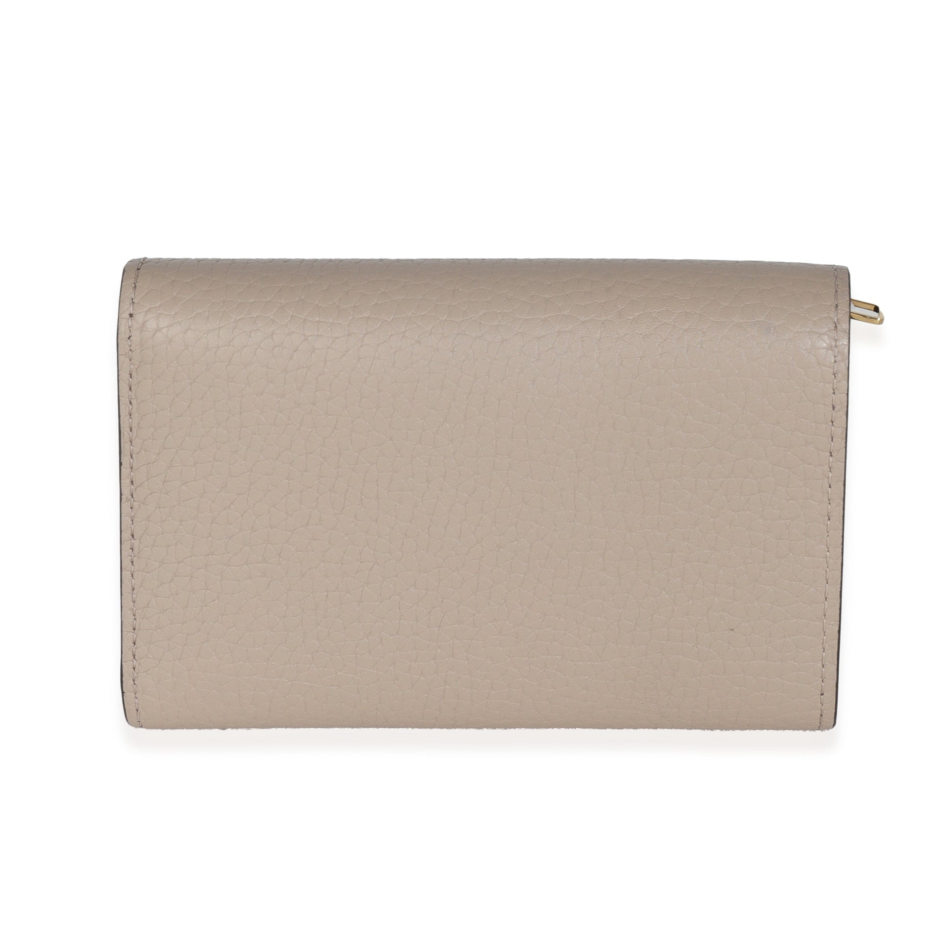 Louis Vuitton Galet Taurillon Capucines Compact Wallet