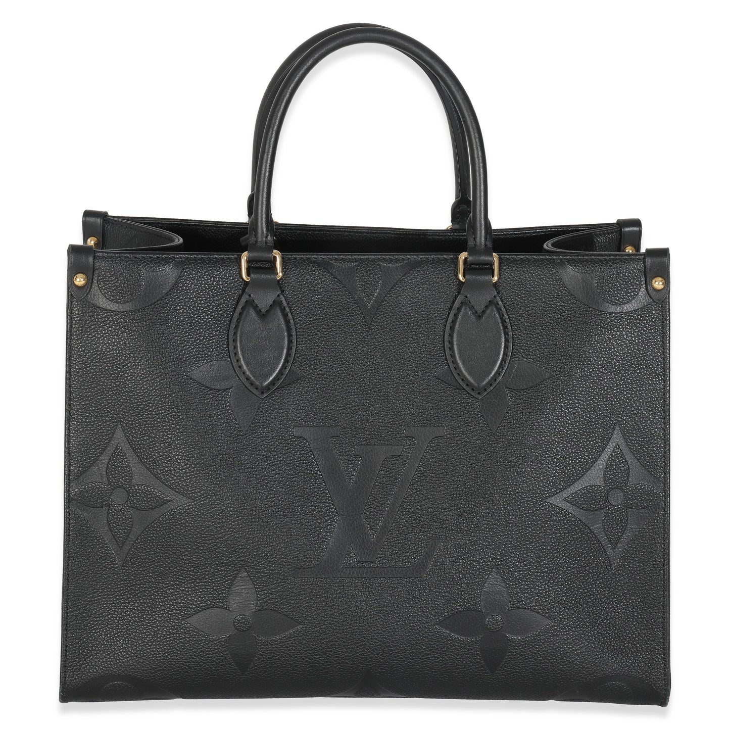 Louis Vuitton Black Giant Monogram Empreinte Onthego MM