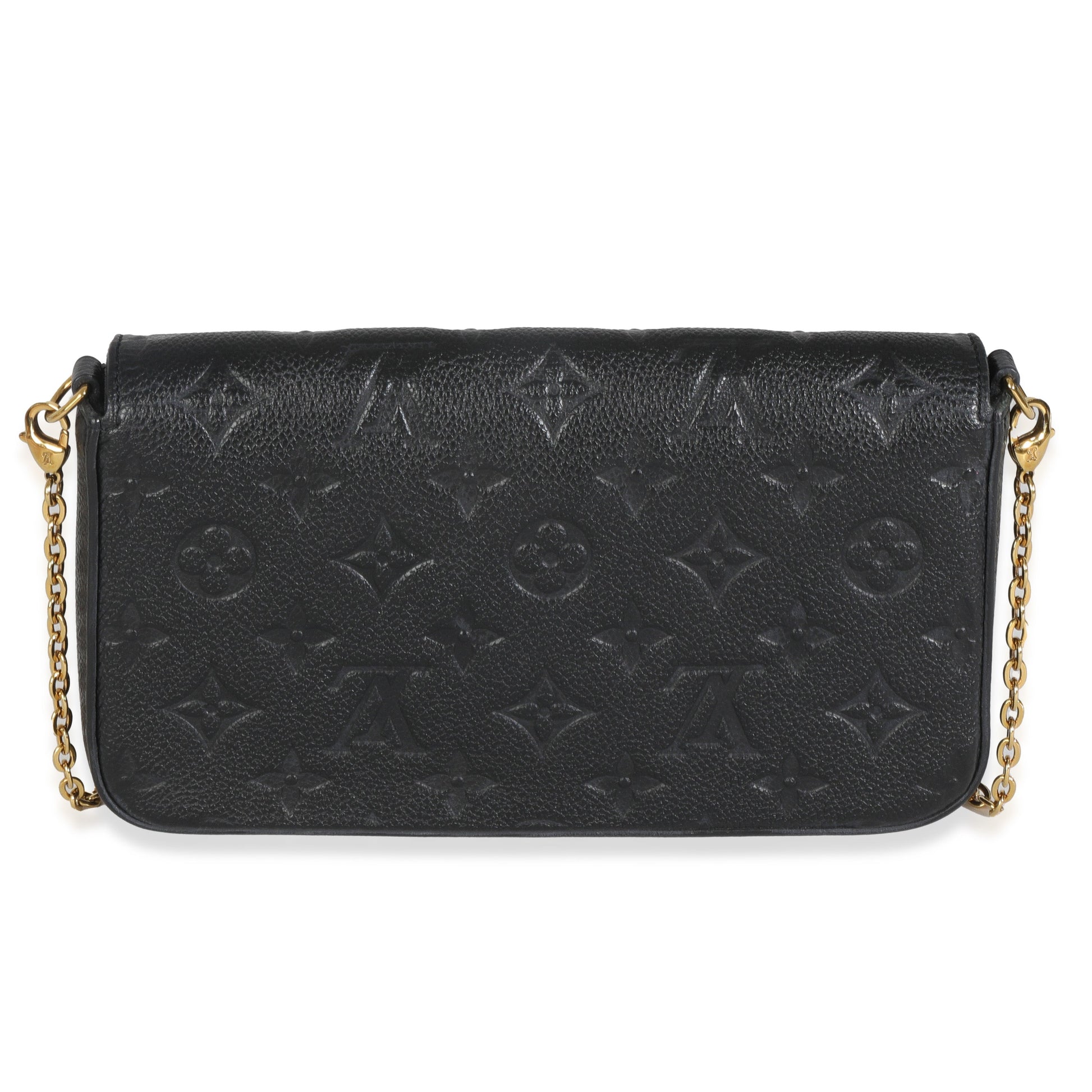 Louis Vuitton Black Monogram Empreinte Felicie Pochette