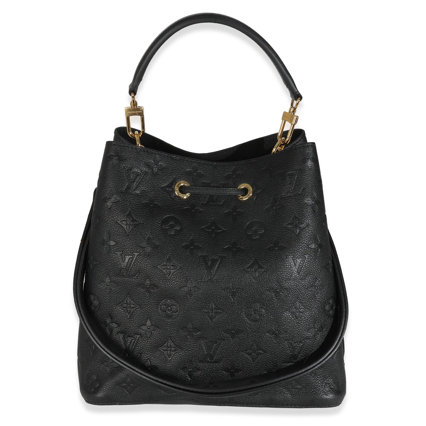 Luxury Women's Handbag | Louis Vuitton Black Monogram Empreinte Neonoe MM