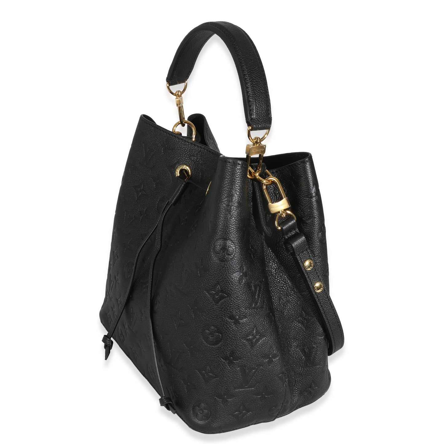 Luxury Women's Handbag | Louis Vuitton Black Monogram Empreinte Neonoe MM